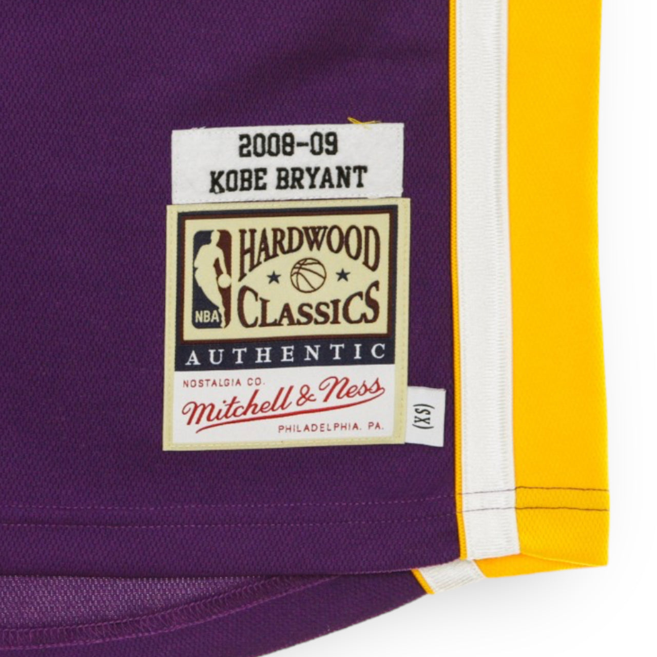 Mitchell and Ness Kobe Bryant Los Angeles Lakers 2008-2009 NBA Finals Away Authentic Jersey - Purple #24 - Hoop Jersey Store