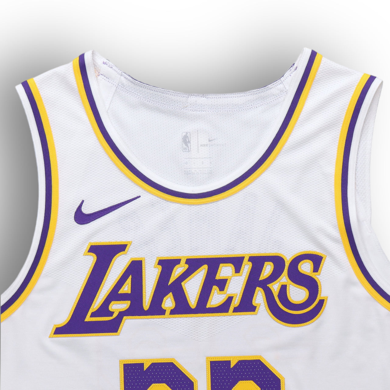 LeBron James Los Angeles Lakers Association Edition Nike Authentic Jersey - White #23 - Hoop Jersey Store