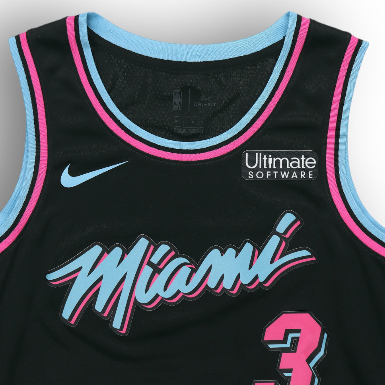 Dwyane Wade Miami Heat 2019-2020 City Edition Nike Swingman Jersey- Blue/Pink - Hoop Jersey Store