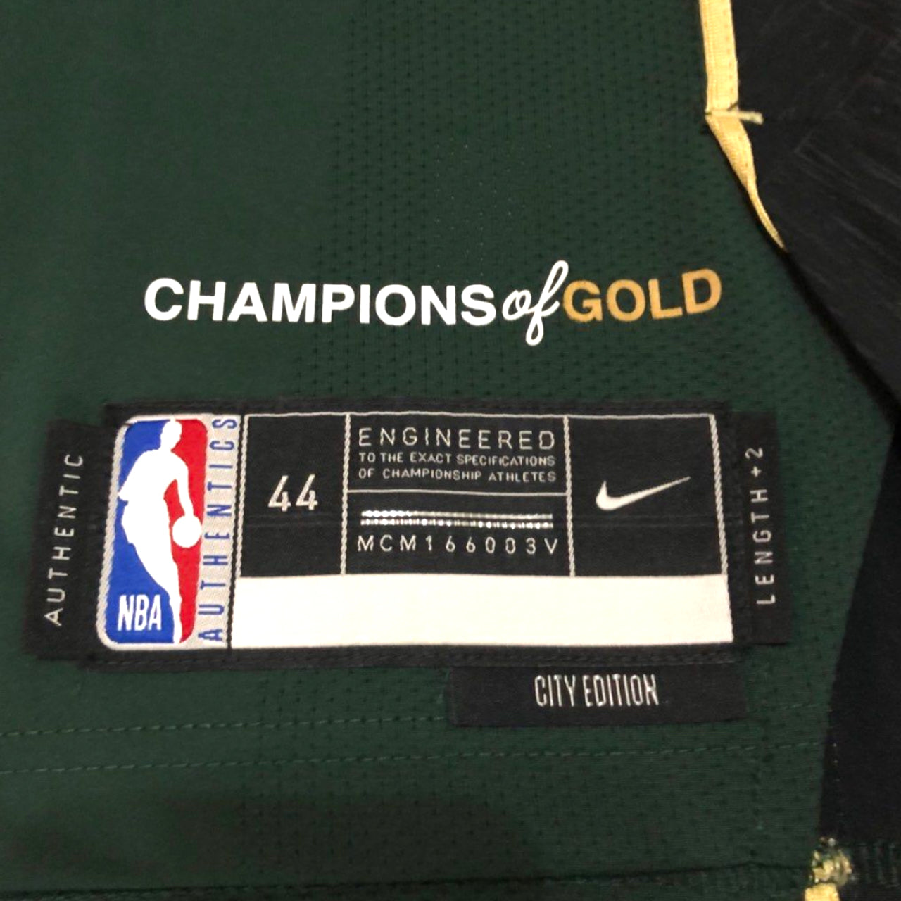 Jayson Tatum Boston Celtics 2022-2023 City Edition Nike Authentic Jersey - Green/Gold