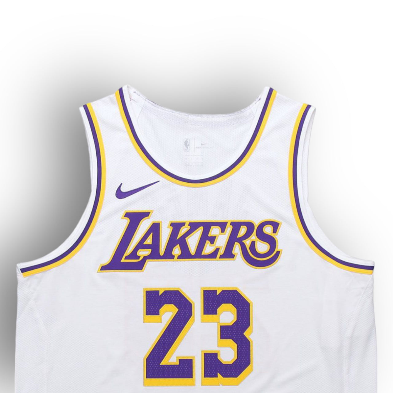 LeBron James Los Angeles Lakers Association Edition Nike Authentic Jersey - White #23 - Hoop Jersey Store