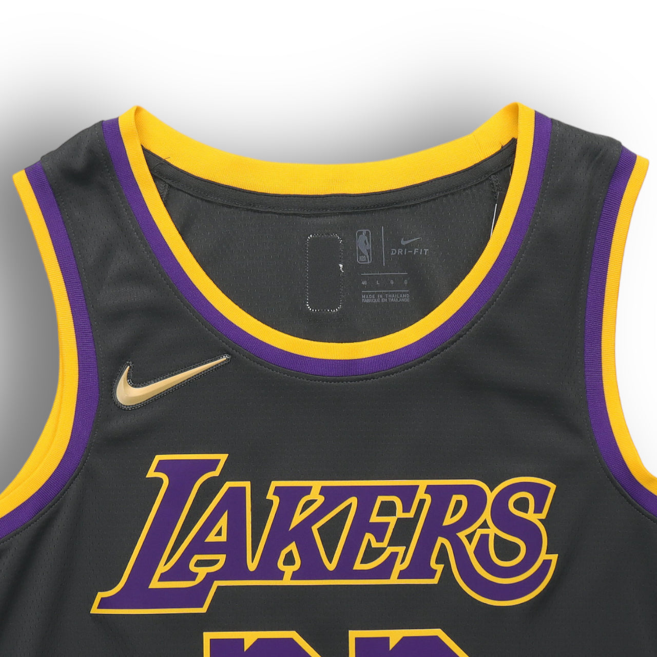 LeBron James Los Angeles Lakers 2020-2021 Earned Edition Nike Swingman Jersey in Black - Hoop Jersey Store
