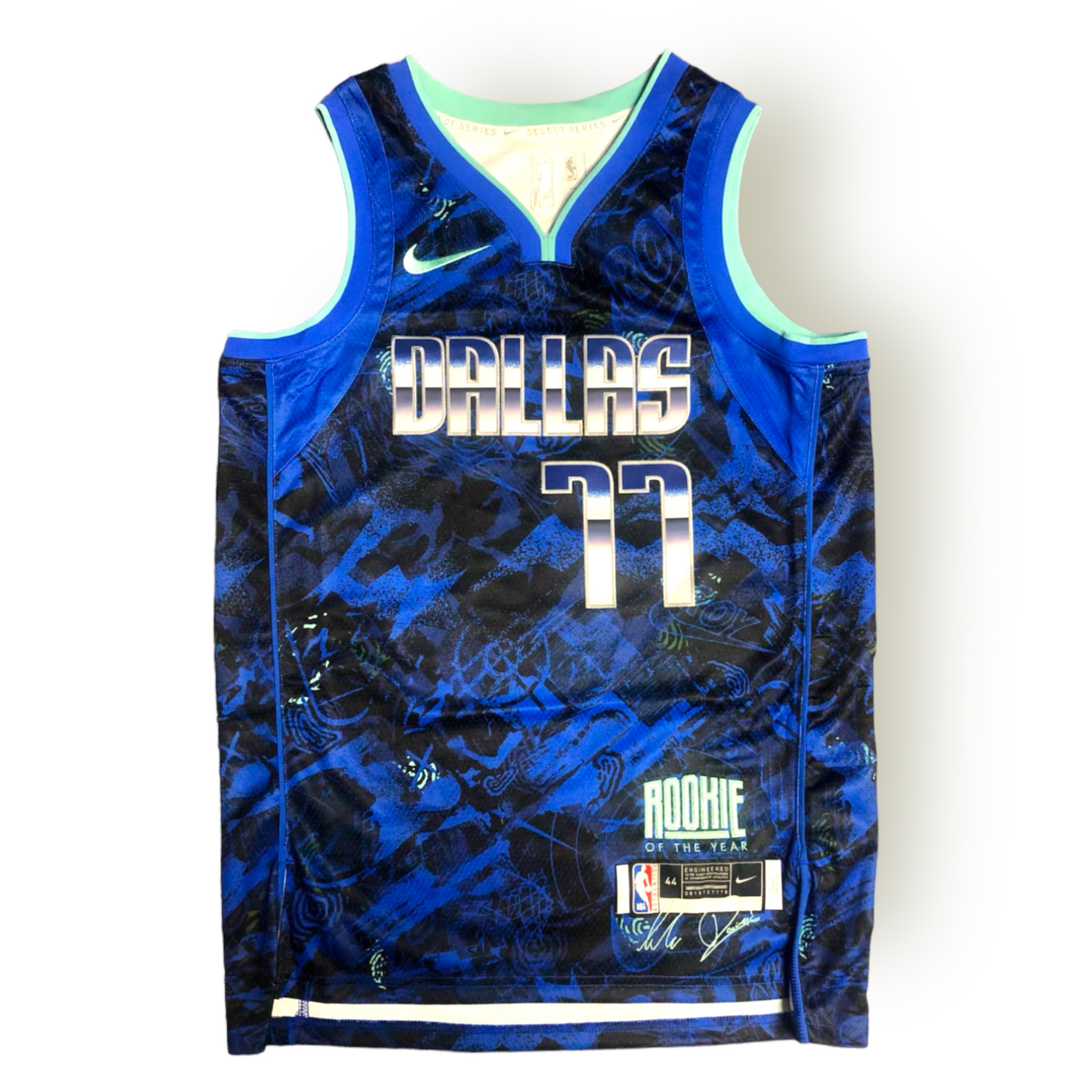 Luka Doncic Dallas Mavericks MVP Series Nike Swingman Jersey - Blue - Hoop Jersey Store