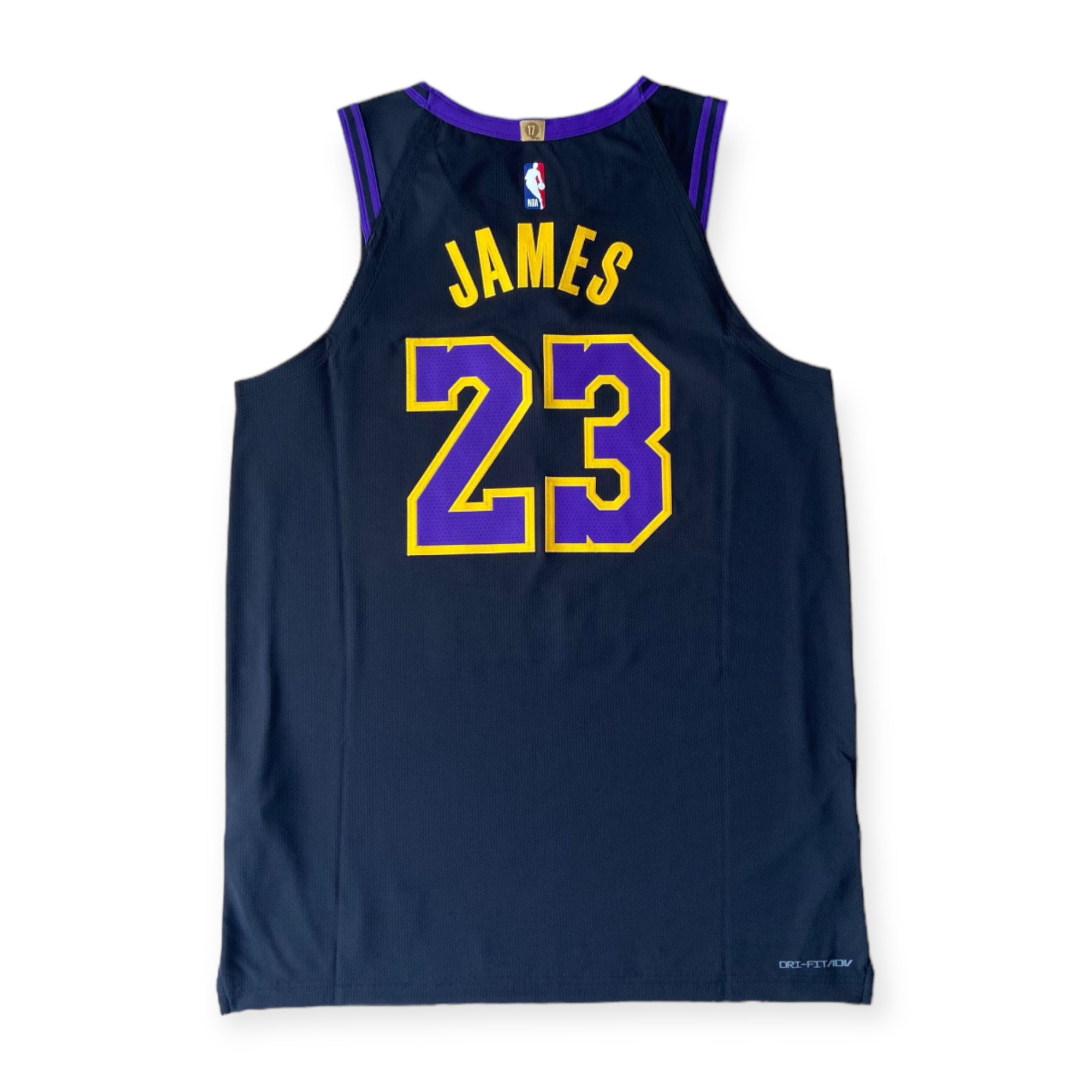 LeBron James Los Angeles Lakers 2023 2024 City Edition Nike Authentic