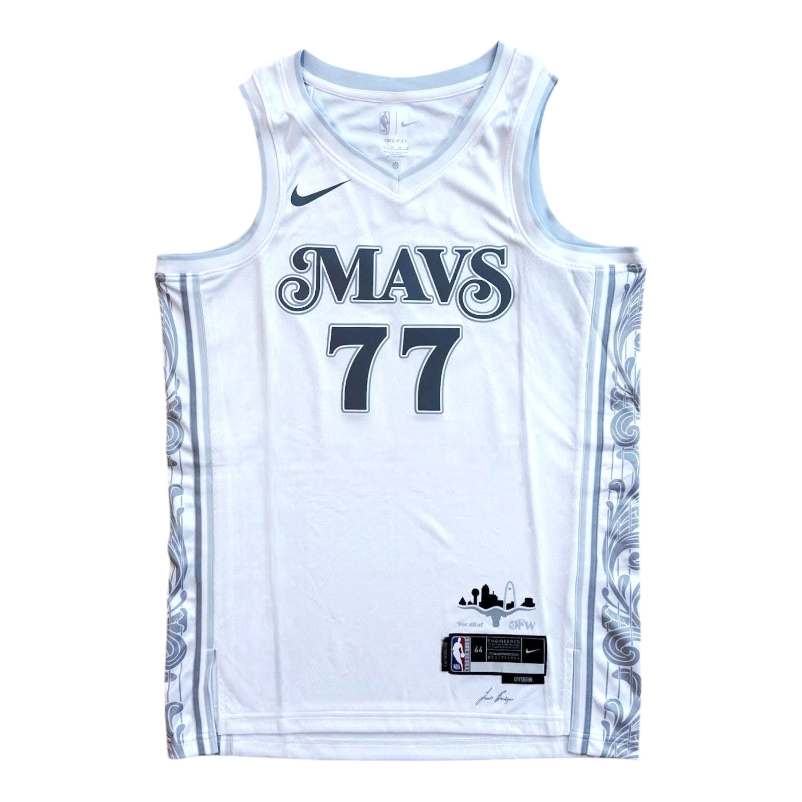 Nike Luka Dončić Dallas Mavericks 2024-2025 City Edition Swingman Jersey - White