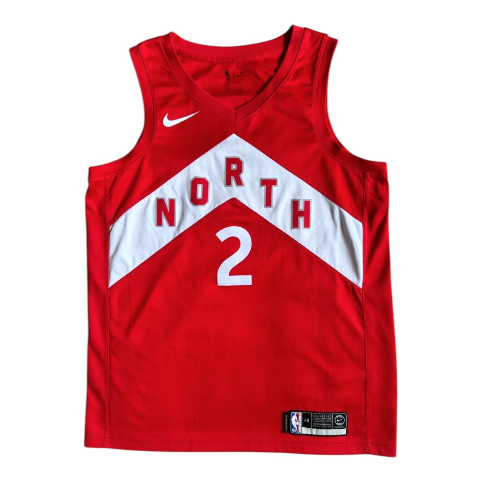 Nike Kawhi Leonard Toronto Raptors 2018-2019 Earned Edition Swingman Jersey - Red/White