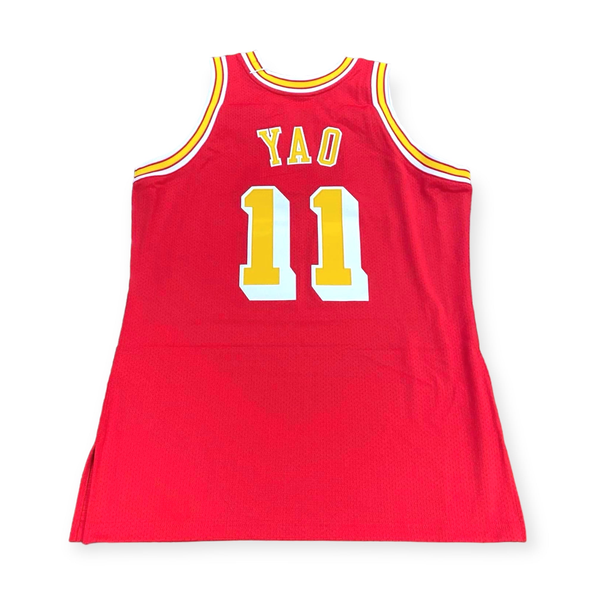 Mitchell&Ness Yao Ming Houston Rockets 2003-2004 Hardwood Classic Authentic Jersey - Red