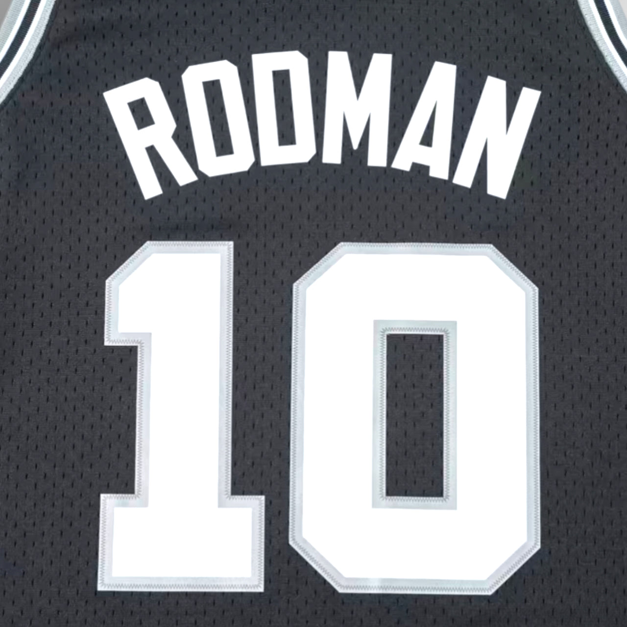 Dennis Rodman 1993-1994 San Antonio Spurs Away Mitchell & Ness Swingman Jersey - Black - Hoop Jersey Store