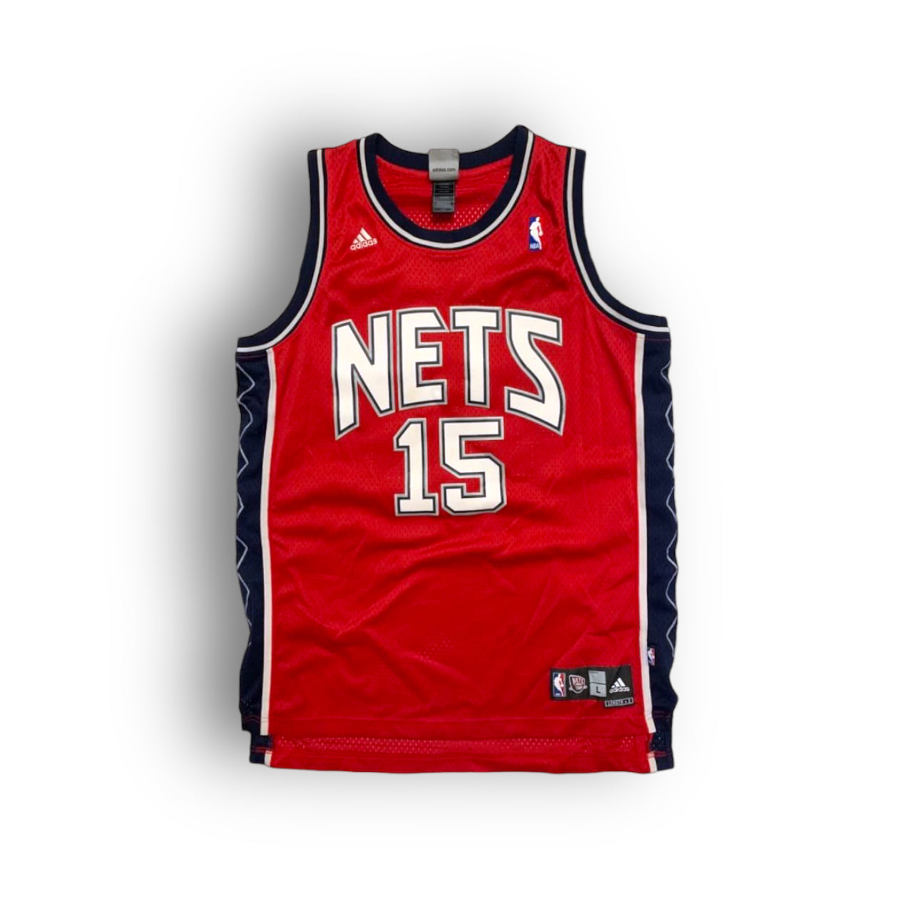 Jason Kidd New Jersey Nets Alternate Adidas Swingman Jersey Red - Hoop Jersey Store