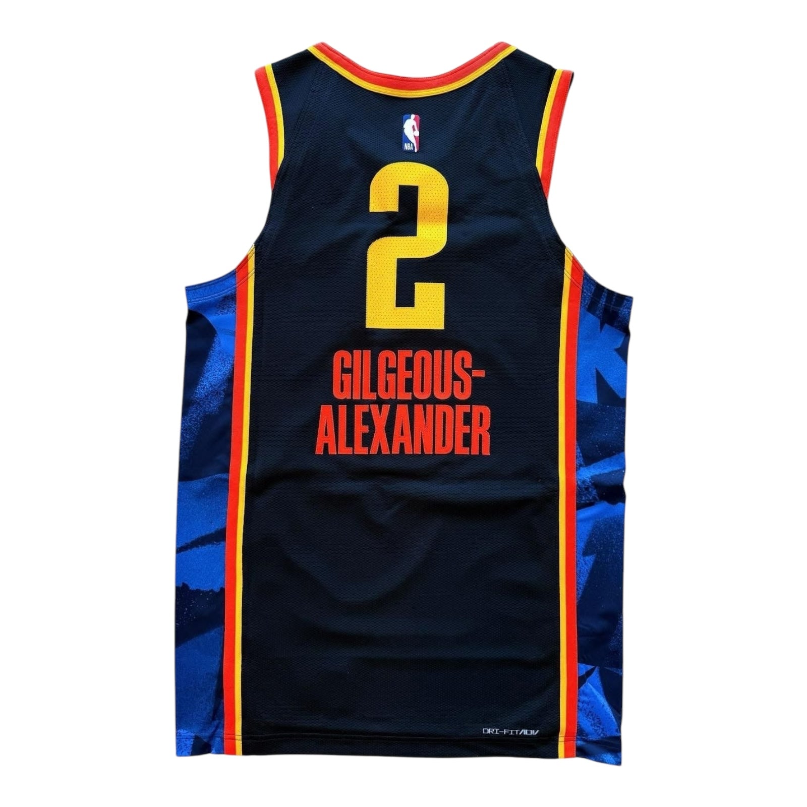 Nike Shai Gilgeous-Alexander Oklahoma City Thunder 2024-2025 City Edition Authentic Jersey - Navy