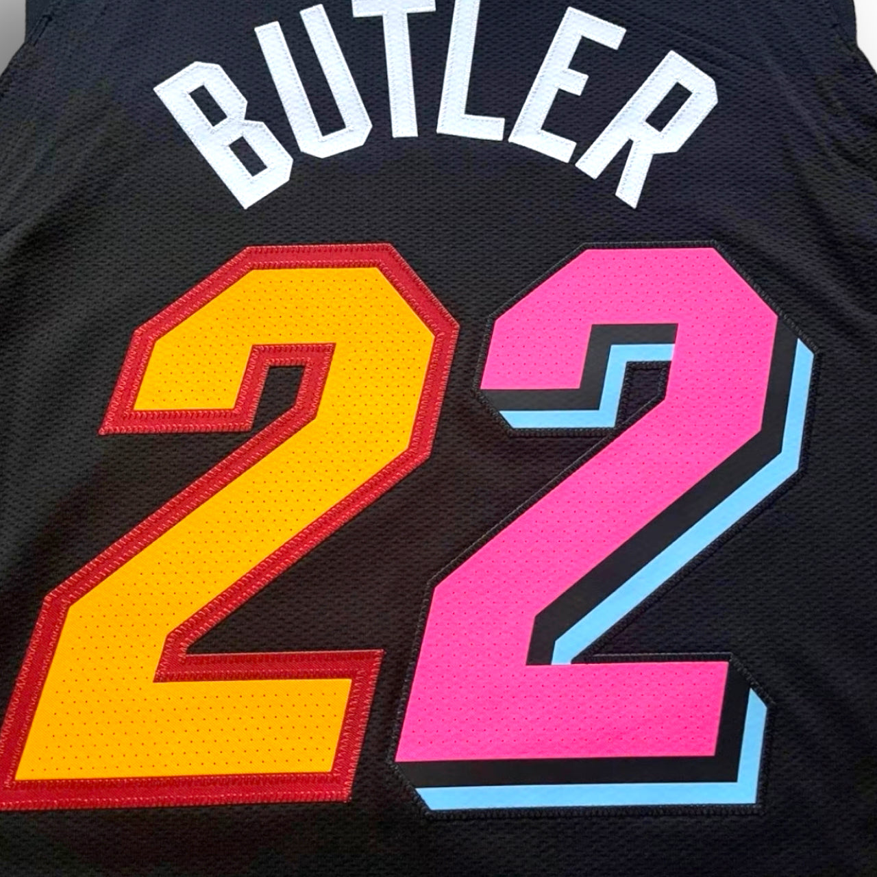 Jimmy Butler Miami Heat 2021-2022 City Edition Nike Authentic Jersey - Black/Mashup - Hoop Jersey Store