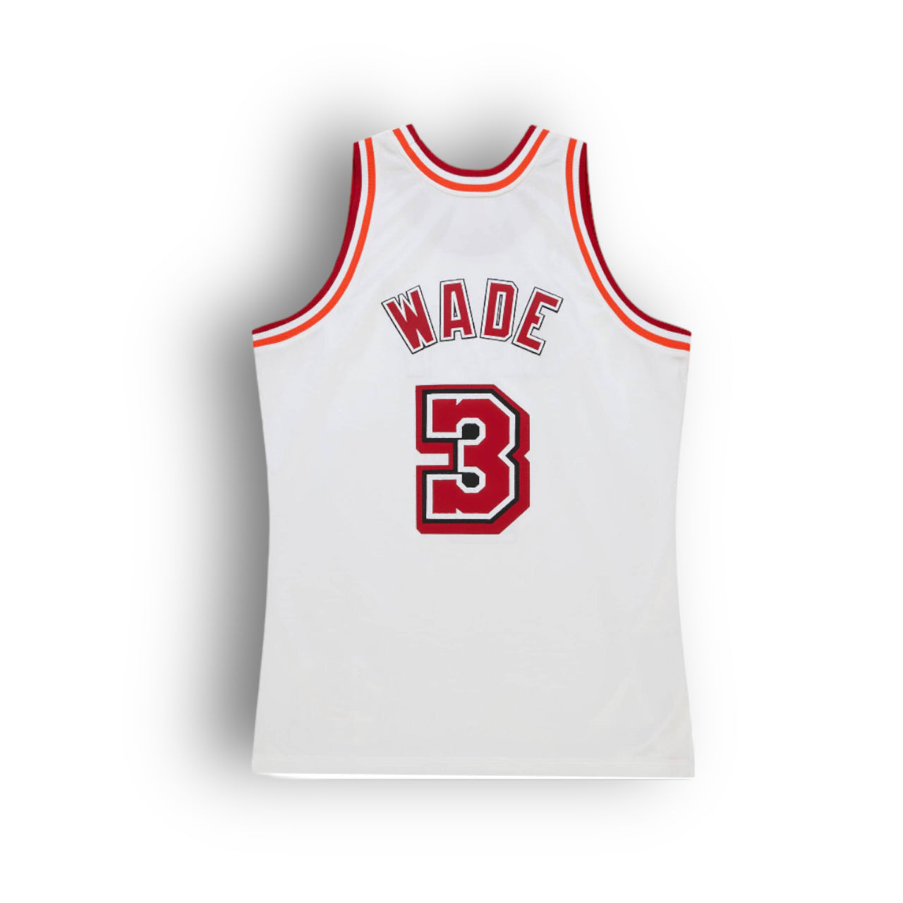 Dwyane Wade Miami Heat 2007-2008 Hardwood Classic Mitchell & Ness Authentic Jersey - White/Red