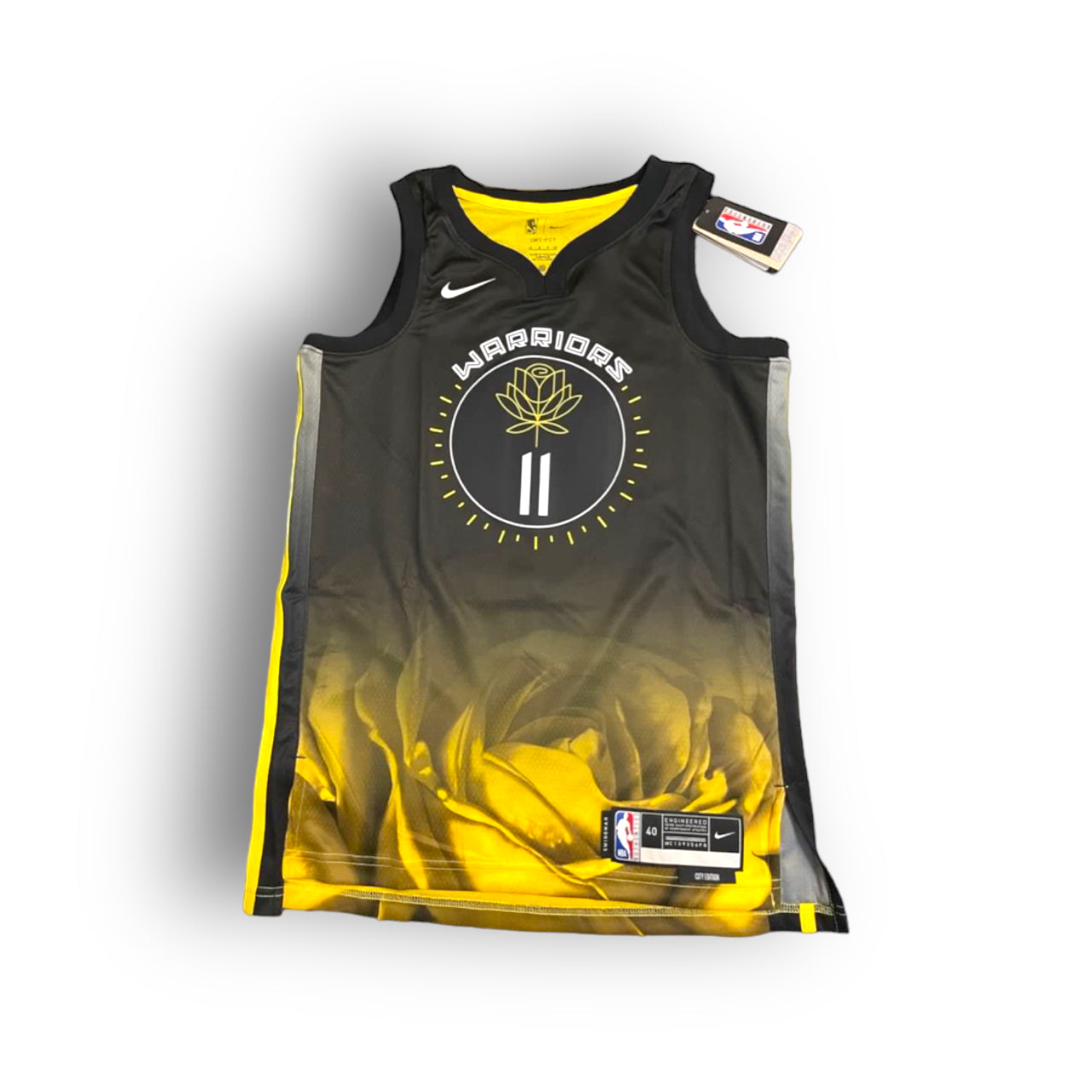 Klay Thompson Golden State Warriors 2022-2023 City Edition Nike Swingman Jersey Black/Yellow - Hoop Jersey Store