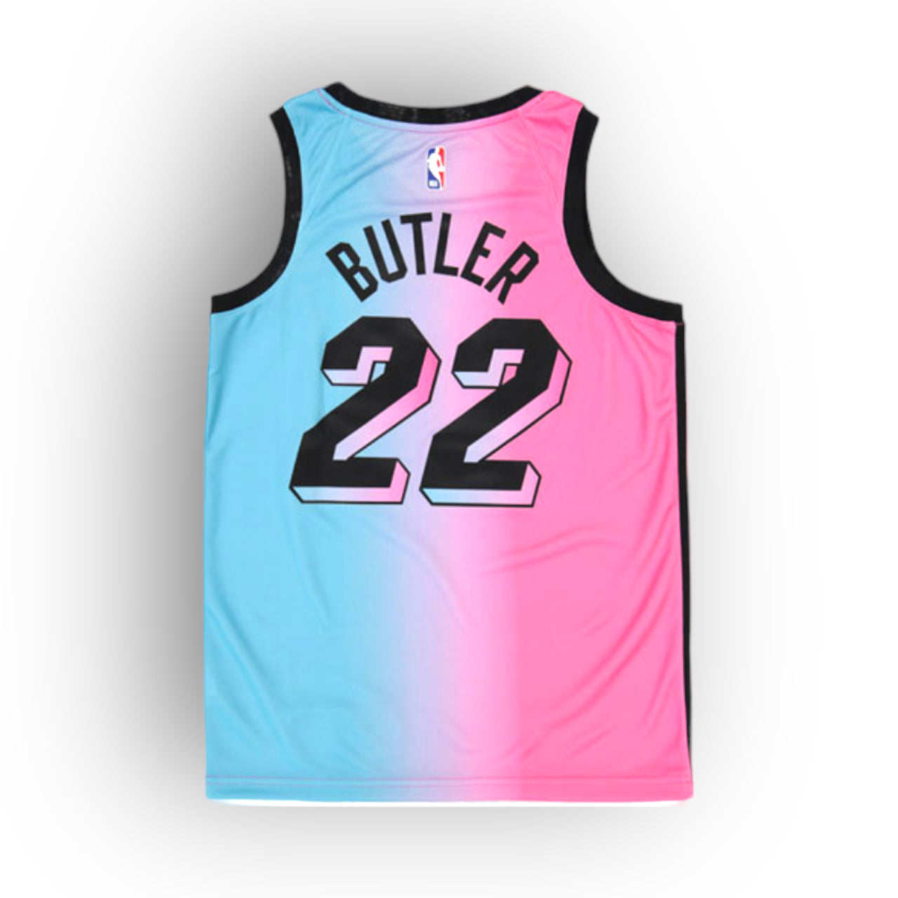 Jimmy Butler Miami Heat 2020-2021 Vice City Edition Nike Swingman Jersey - Pink/Blue