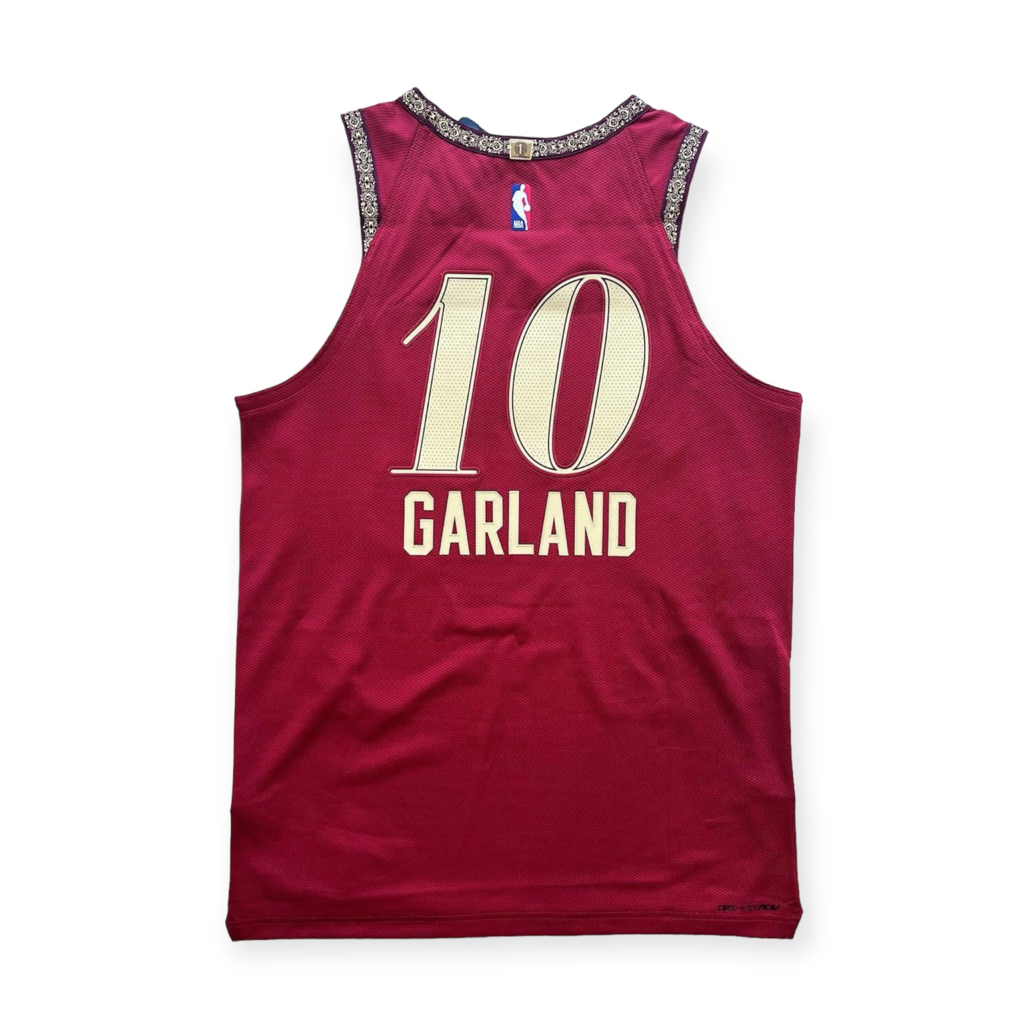 Nike Darius Garland Cleveland Cavaliers 2023-2024 City Edition Authentic Jersey -Wine Red