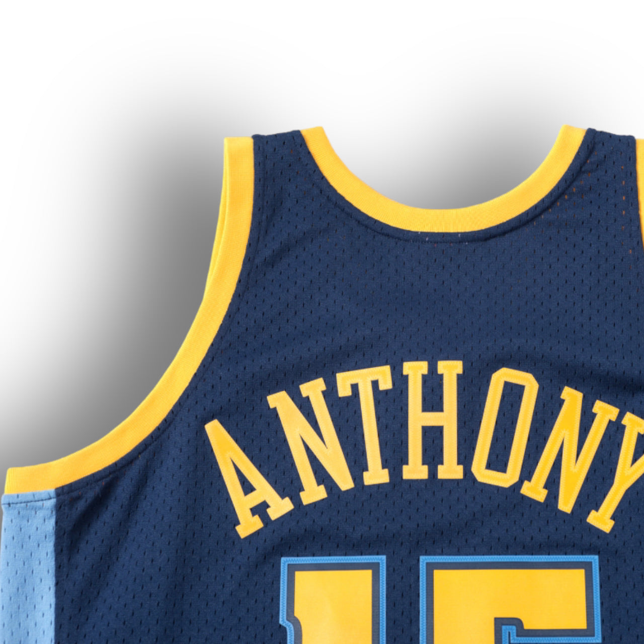 Carmelo Anthony 2006-2007 Denver Nuggets Alternate Mitchell & Ness Swingman Jersey - Blue - Hoop Jersey Store