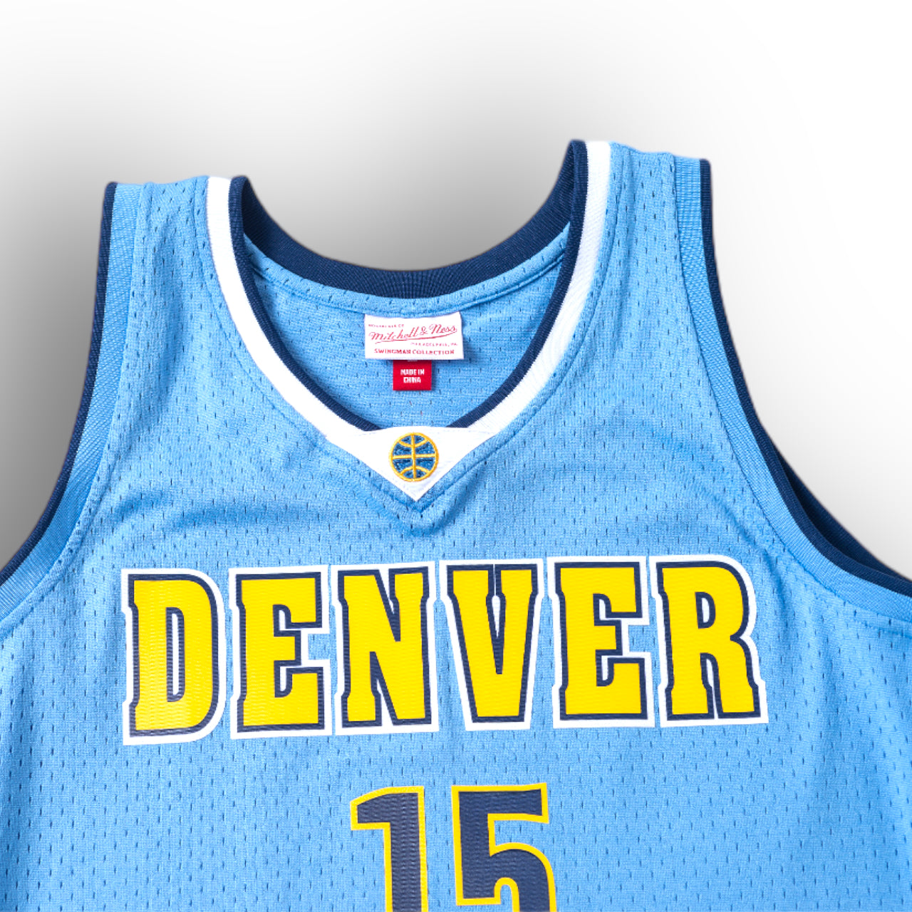 Nikola Jokić Denver Nuggets 2016-2017 Rookie Year Mitchell & Ness Swingman Away Jersey - Blue - Hoop Jersey Store