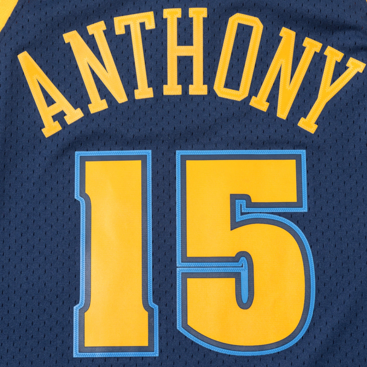 Carmelo Anthony 2006-2007 Denver Nuggets Alternate Mitchell & Ness Swingman Jersey - Blue - Hoop Jersey Store