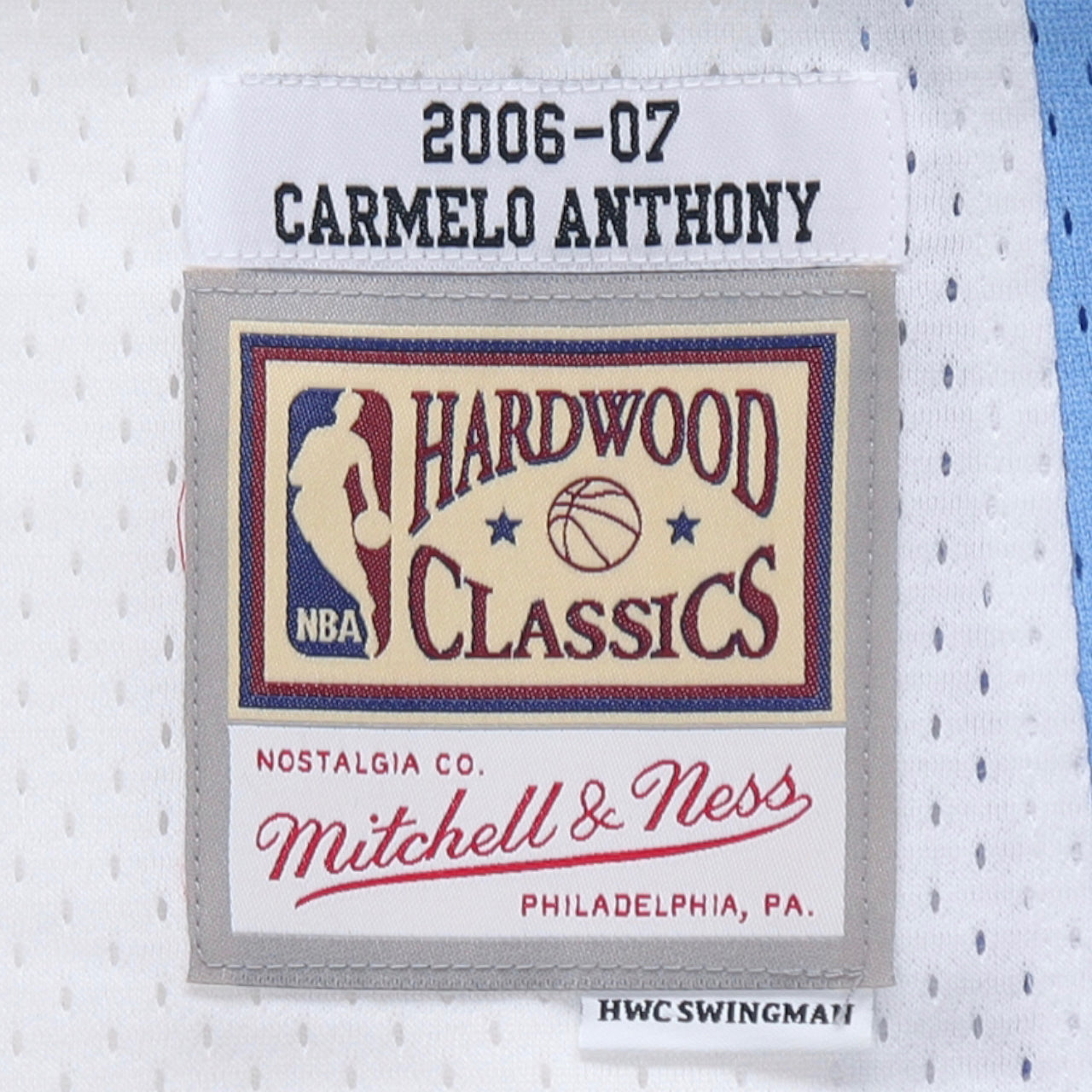 Carmelo Anthony 2006-2007 Denver Nuggets Home Mitchell & Ness Swingman Jersey - White - Hoop Jersey Store