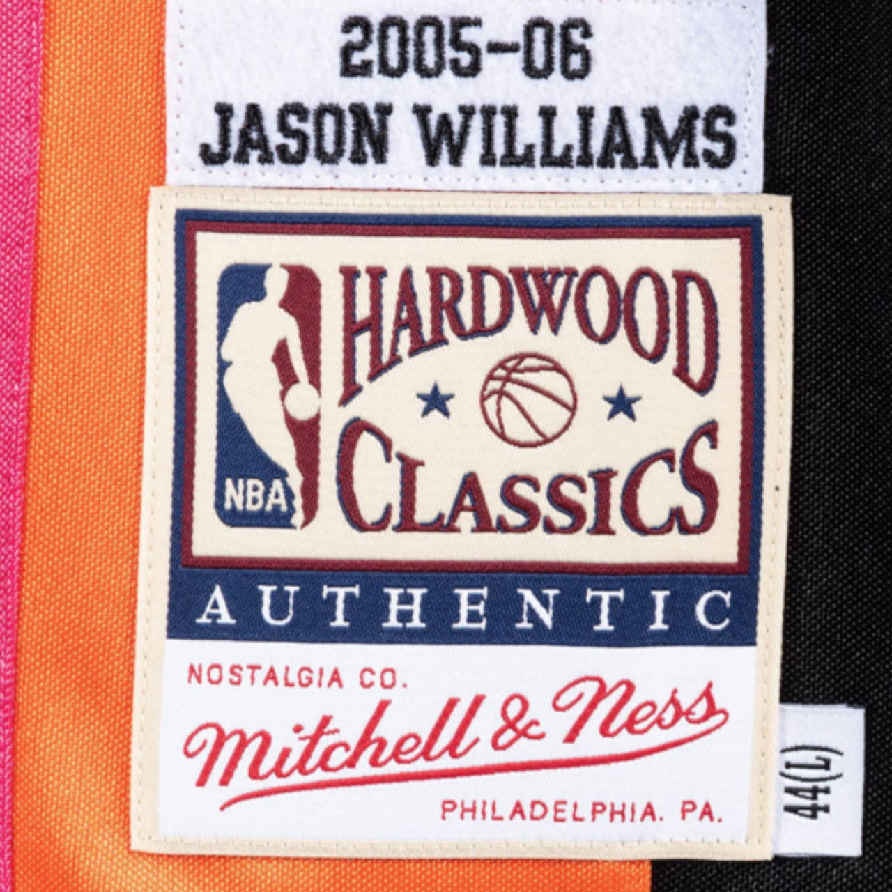 Mitchell and Ness Jason Williams Miami Heat 2005-2006 Hardwood Classic Authentic Jersey - Black - Hoop Jersey Store