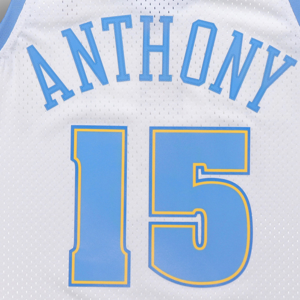 Carmelo Anthony 2006-2007 Denver Nuggets Home Mitchell & Ness Swingman Jersey - White - Hoop Jersey Store