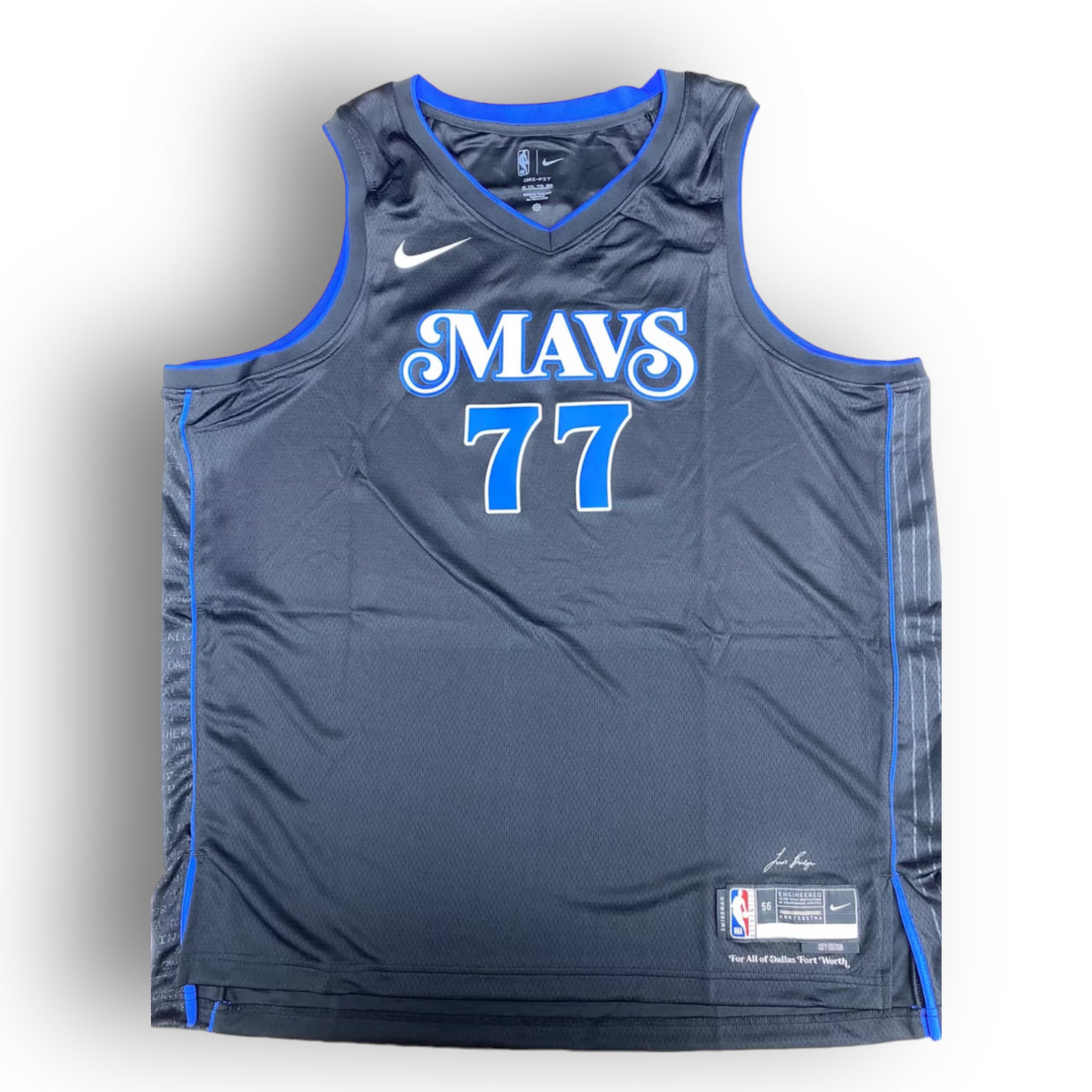 Luka Doncic Nike Dallas Mavericks City Edition good Swingman Jersey