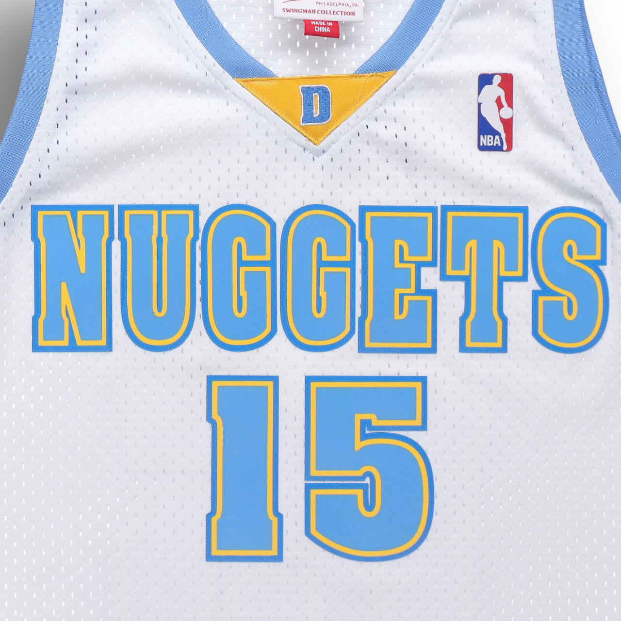 Carmelo Anthony 2006-2007 Denver Nuggets Home Mitchell & Ness Swingman Jersey - White - Hoop Jersey Store