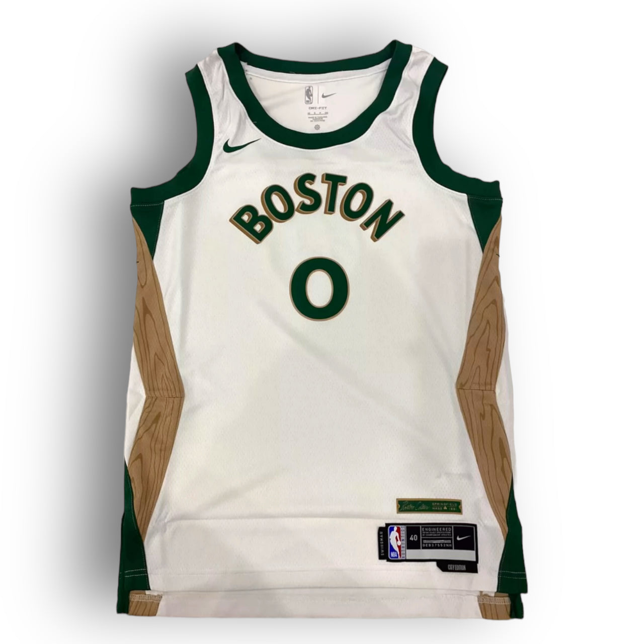 Jayson Tatum Boston Celtics 2023-2024 City Edition Nike Swingman Jersey - White