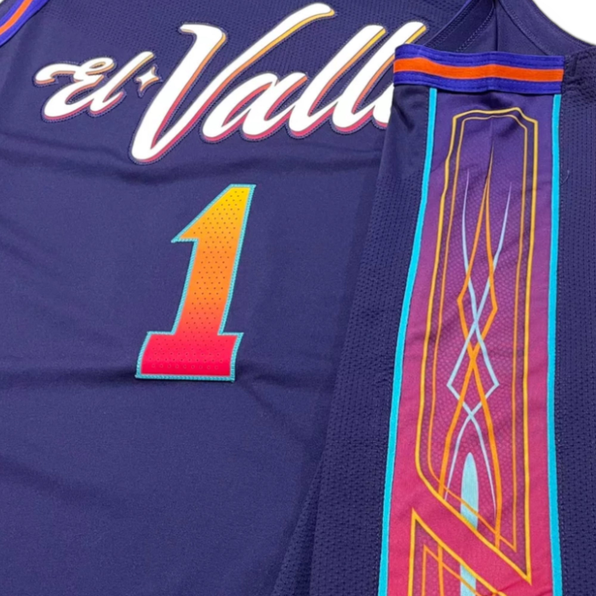 Devin Booker Phoenix Suns El Valle 2023 2024 City Edition Nike Authe