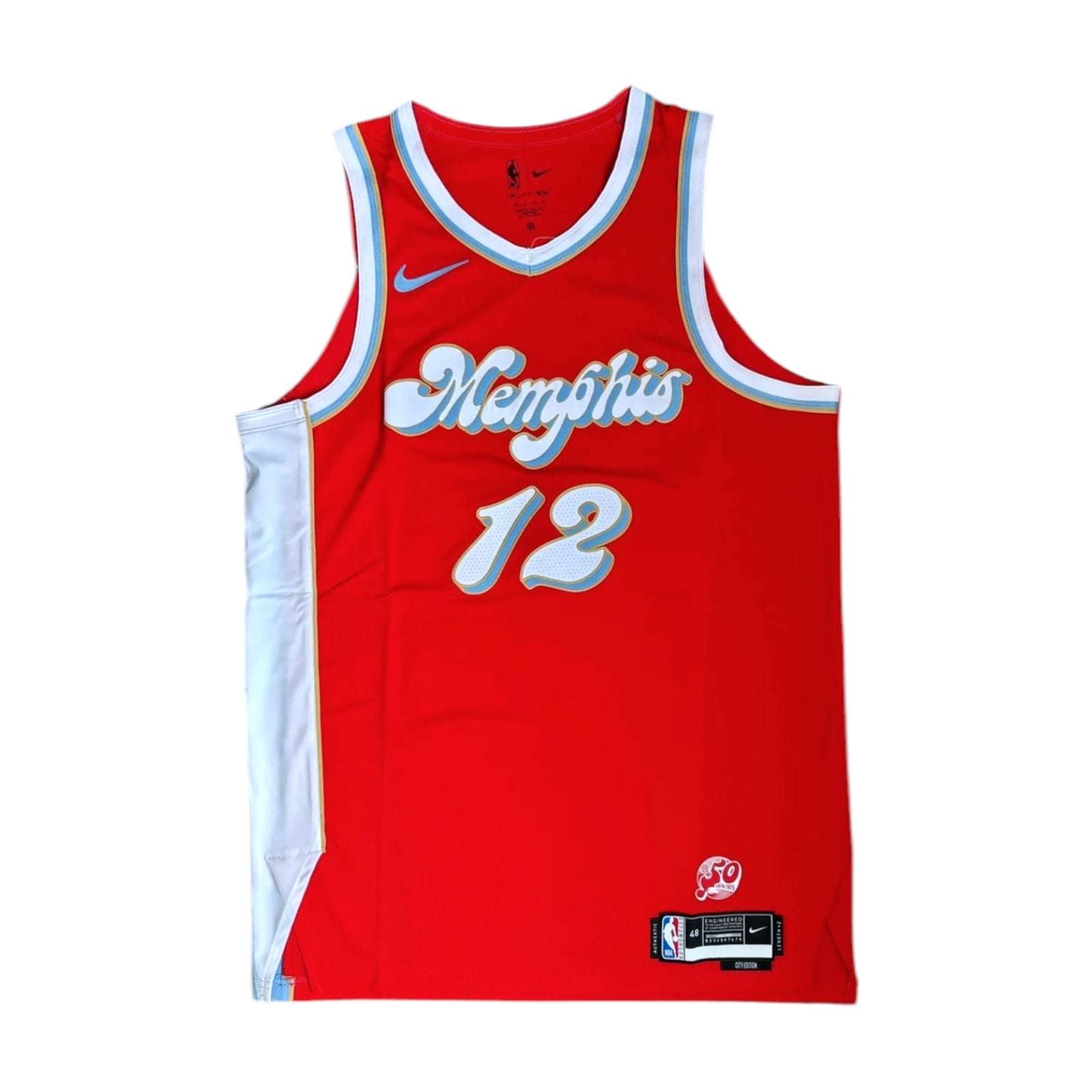 Nike Ja Morant Memphis Grizzlies 2024-2025 City Edition Authentic Jersey – Red