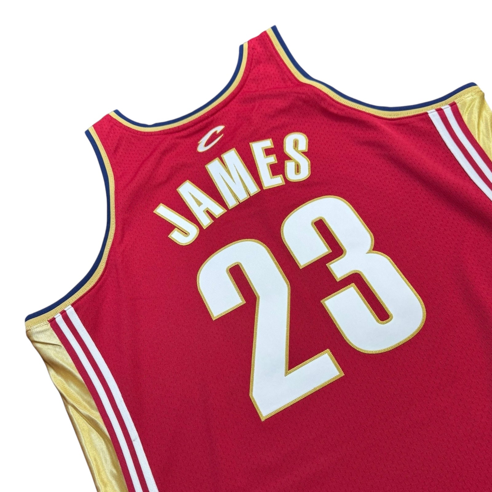 Mitchell & Ness LeBron James 2003-2004 Cleveland Cavaliers Authentic Away Jersey – Red