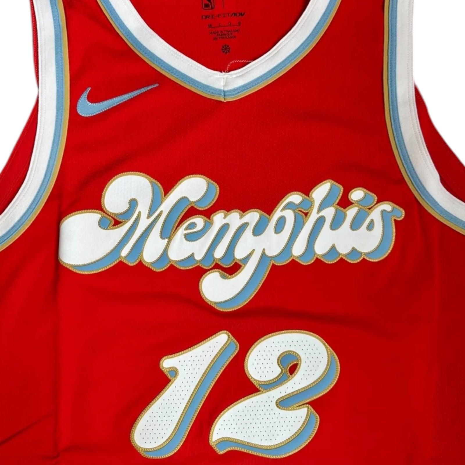 Nike Ja Morant Memphis Grizzlies 2024-2025 City Edition Authentic Jersey – Red