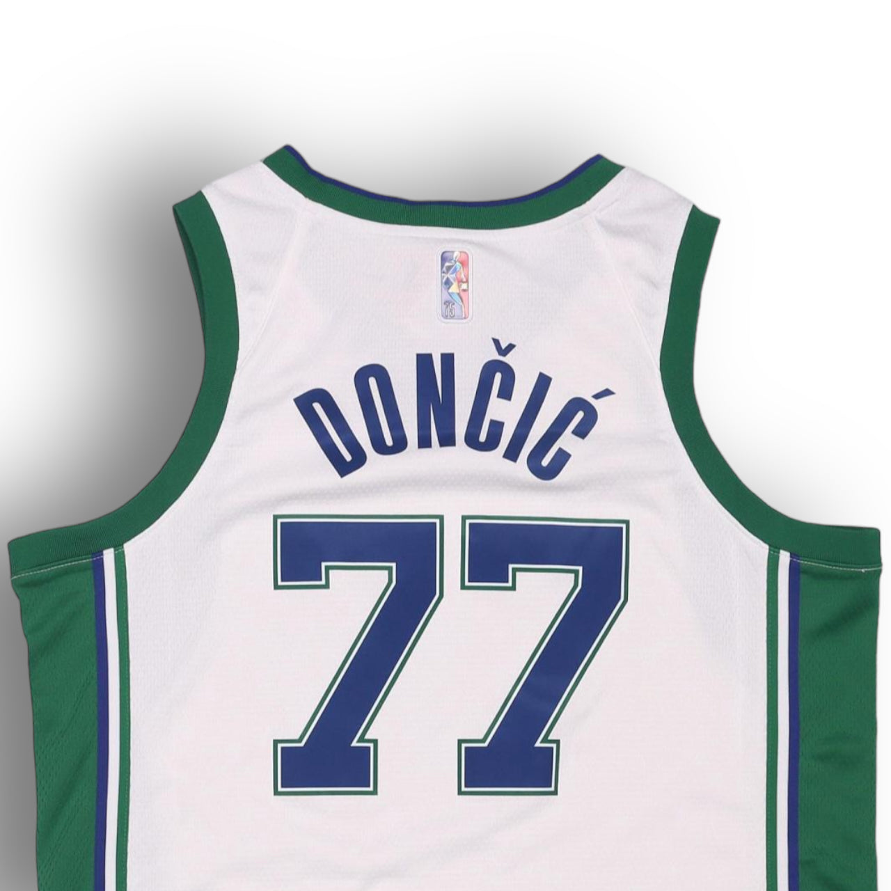 Luka Doncic Dallas Mavericks 2021-2022 City Edition Nike Swingman Jersey - White/Green - Hoop Jersey Store