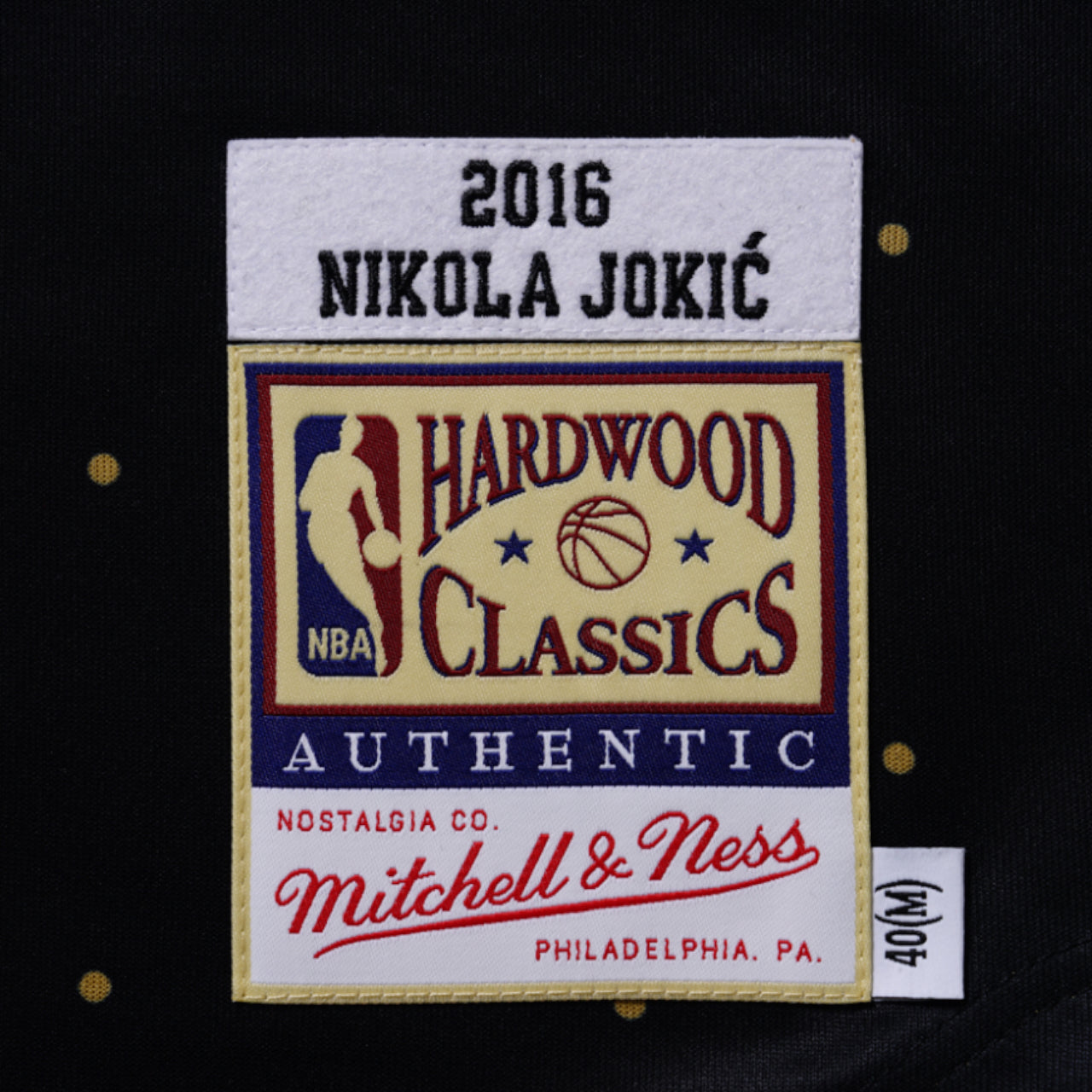 Nikola Jokic "Team World" 2016 NBA Raising Star Game Mitchell & Ness Authentic Jersey - Gold/Black