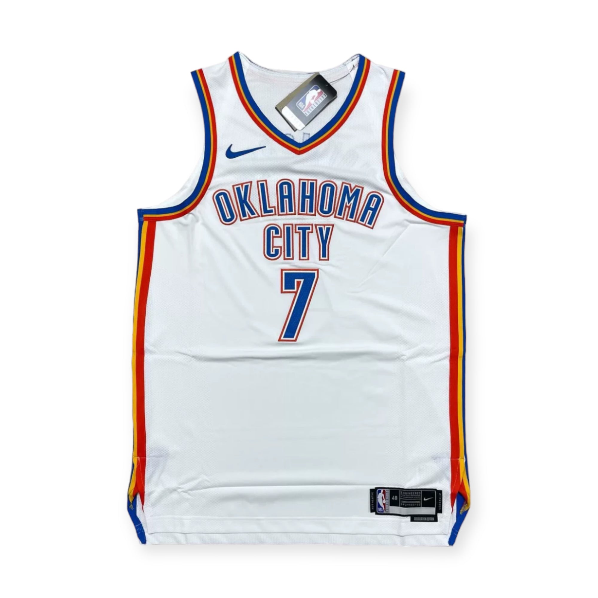 Nike Chet Holmgren Oklahoma City Thunder Association Authentic Jersey - White