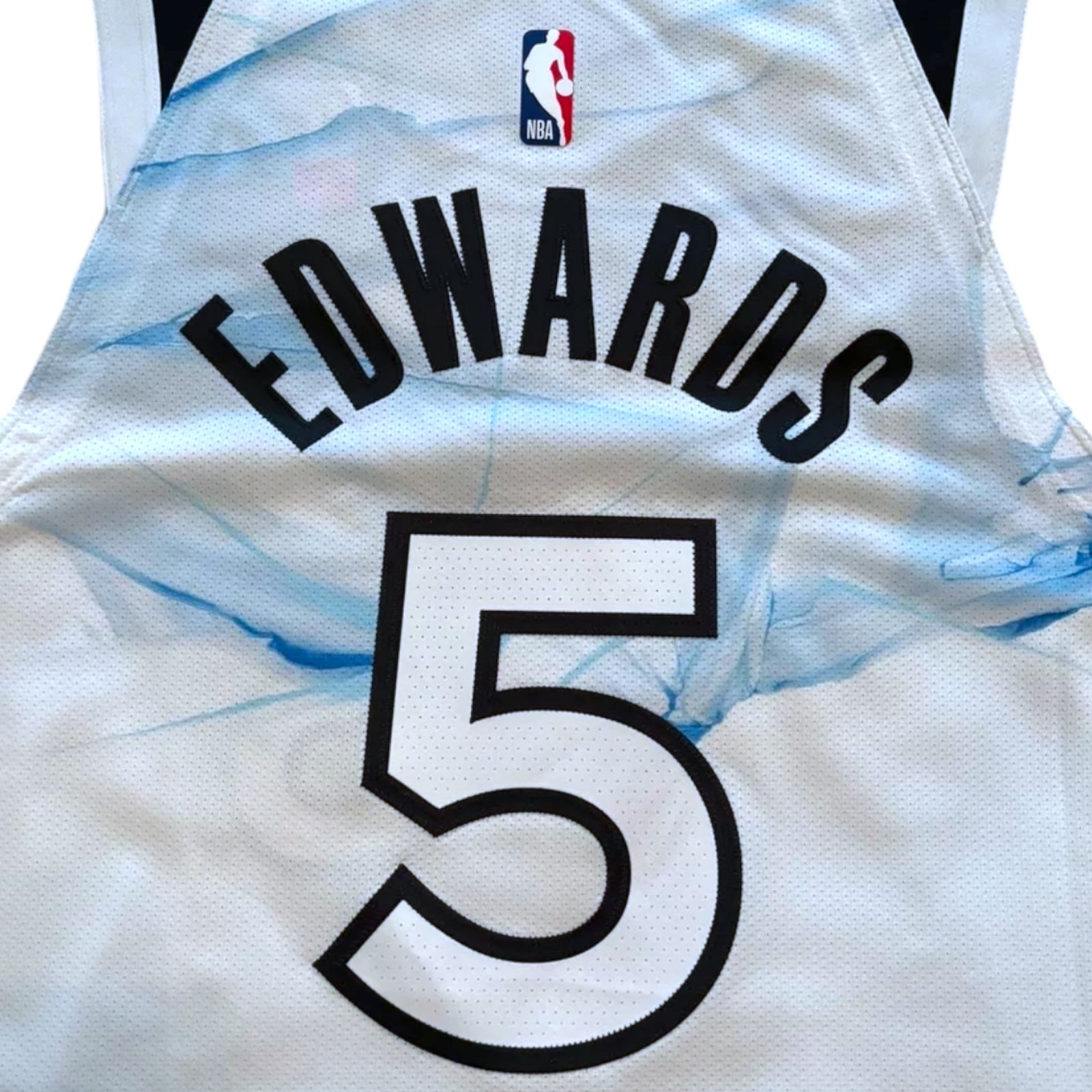 Nike Anthony Edwards Minnesota Timberwolves 2024-2025 City Edition Authentic Jersey – White/Blue