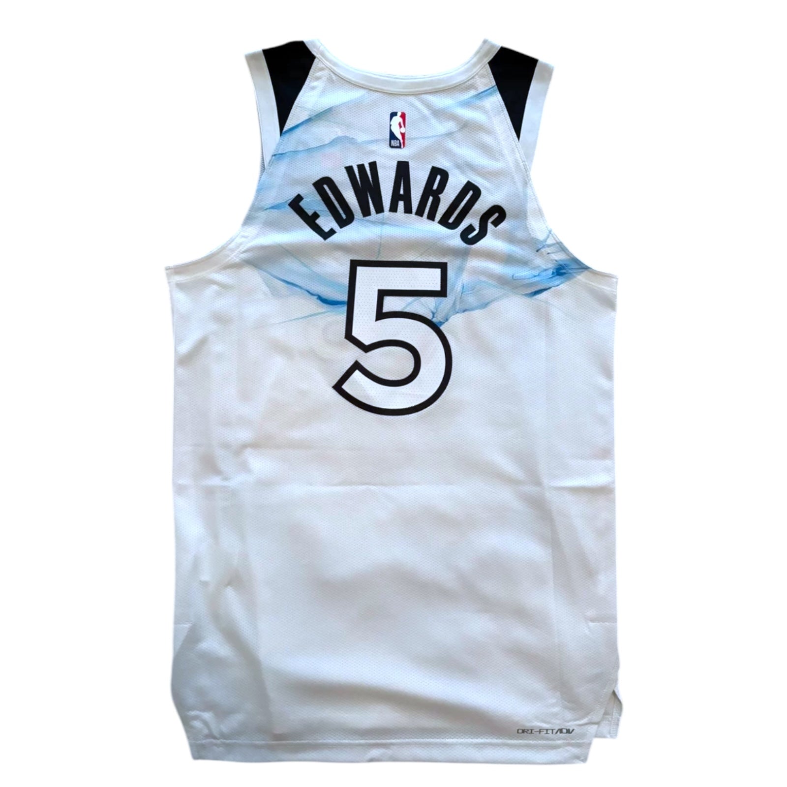 Nike Anthony Edwards Minnesota Timberwolves 2024-2025 City Edition Authentic Jersey – White/Blue