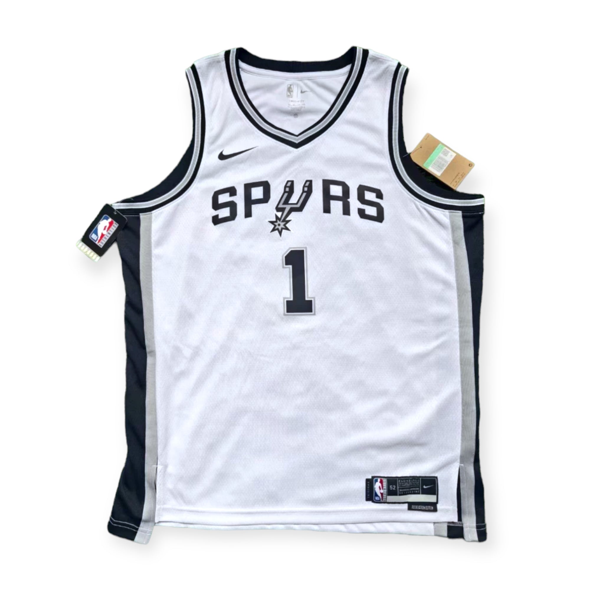 Nike Victor Wembanyama San Antonio Spurs Association Swingman Jersey White