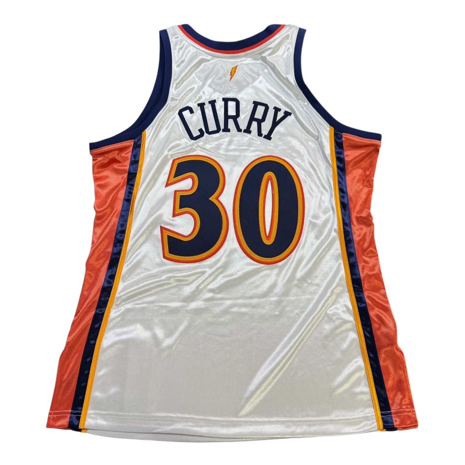 Mitchell & Ness Stephen Curry 2009-2010 Golden State Warriors Home Authentic Jersey – White