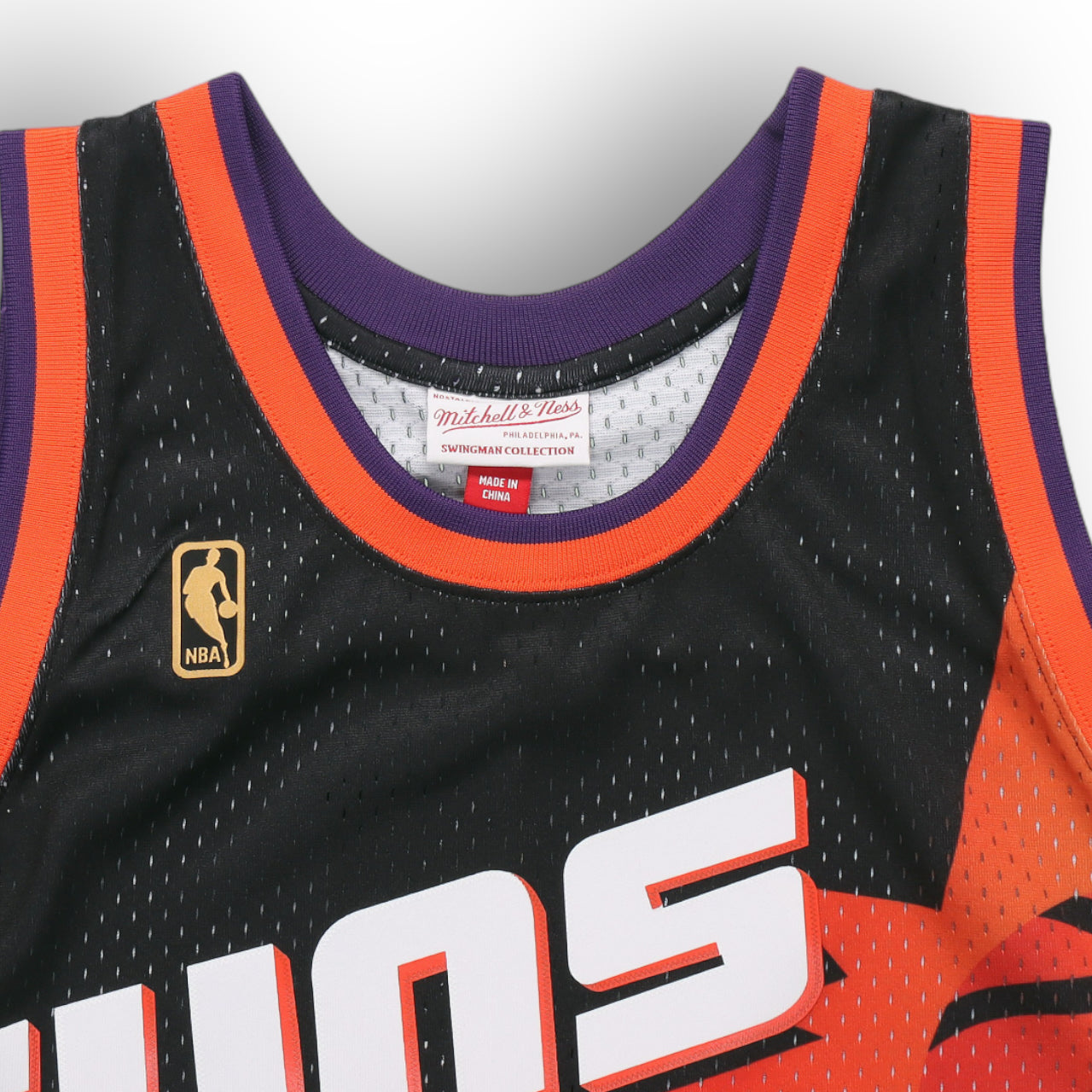 Steve Nash 1996-1997 Phoenix Suns Rookie Year Alternate Mitchell & Ness Swingman Jersey - Black - Hoop Jersey Store