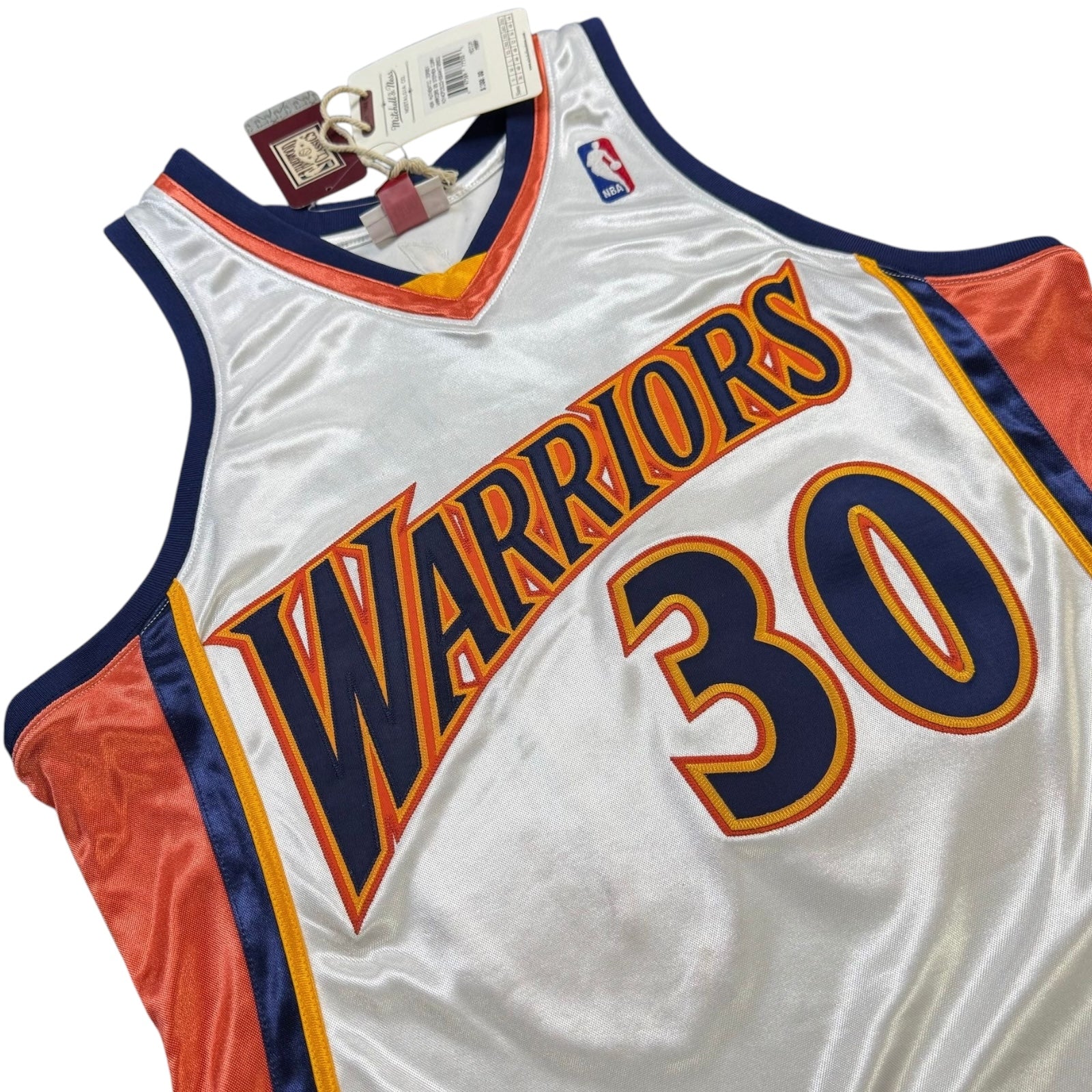 Mitchell & Ness Stephen Curry 2009-2010 Golden State Warriors Home Authentic Jersey – White