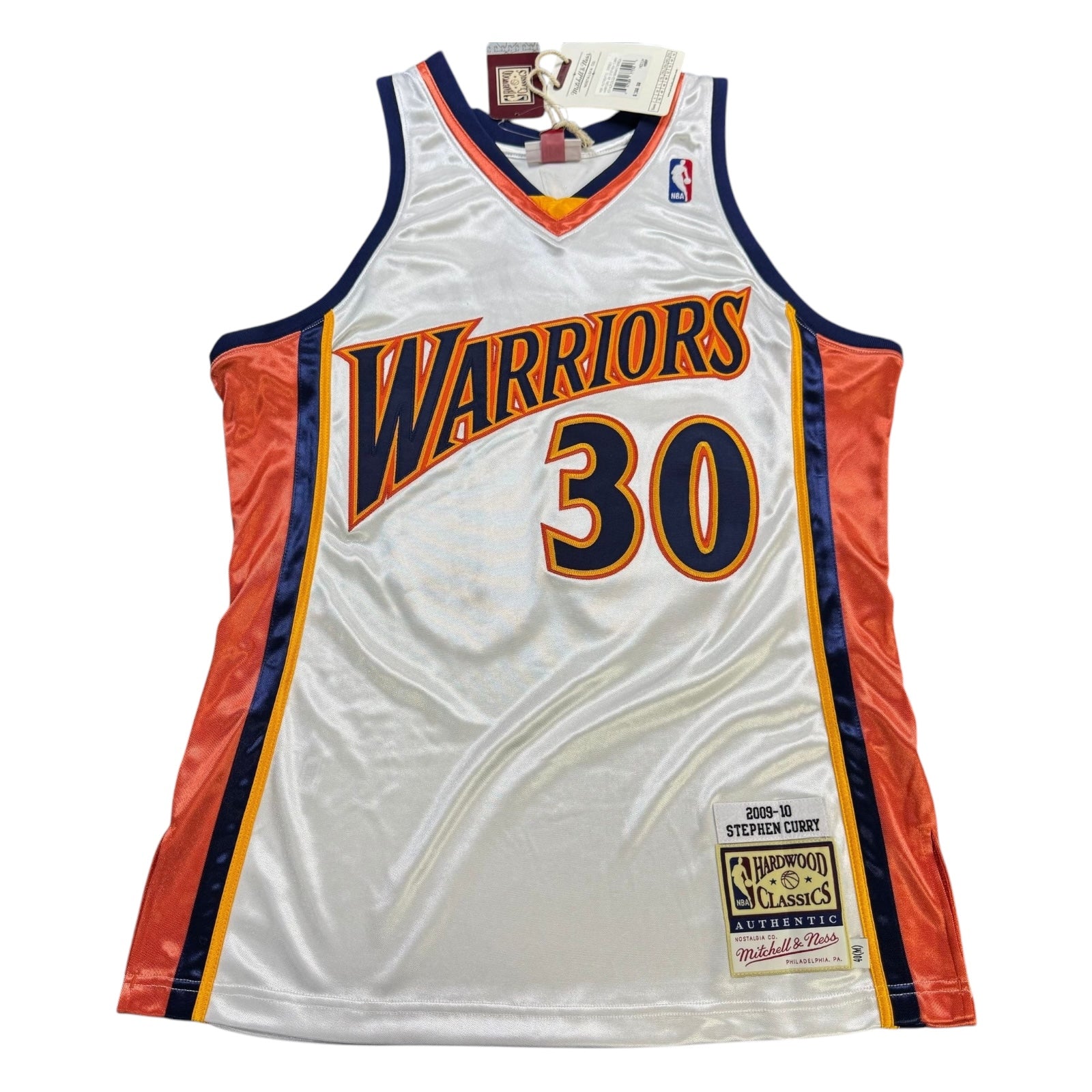 Mitchell & Ness Stephen Curry 2009-2010 Golden State Warriors Home Authentic Jersey – White