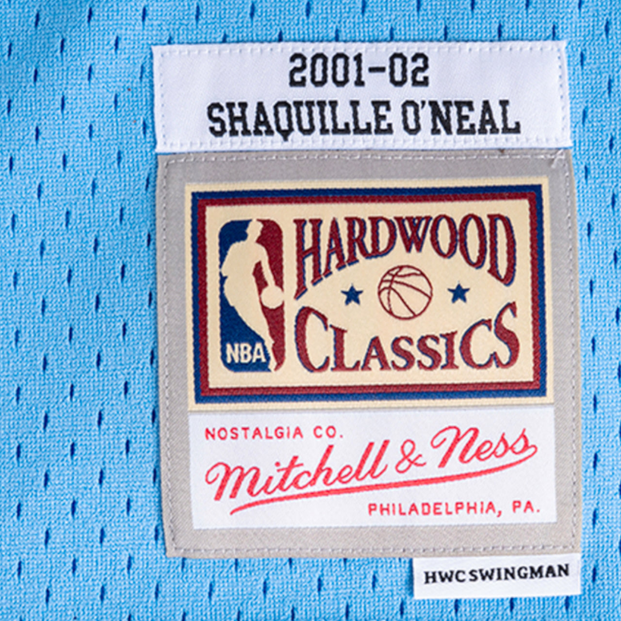 Shaquille O'Neal 2001-2002 Los Angeles Lakers MPLS Hardwood Classic Edition Mitchell & Ness Swingman Jersey - Blue - Hoop Jersey Store