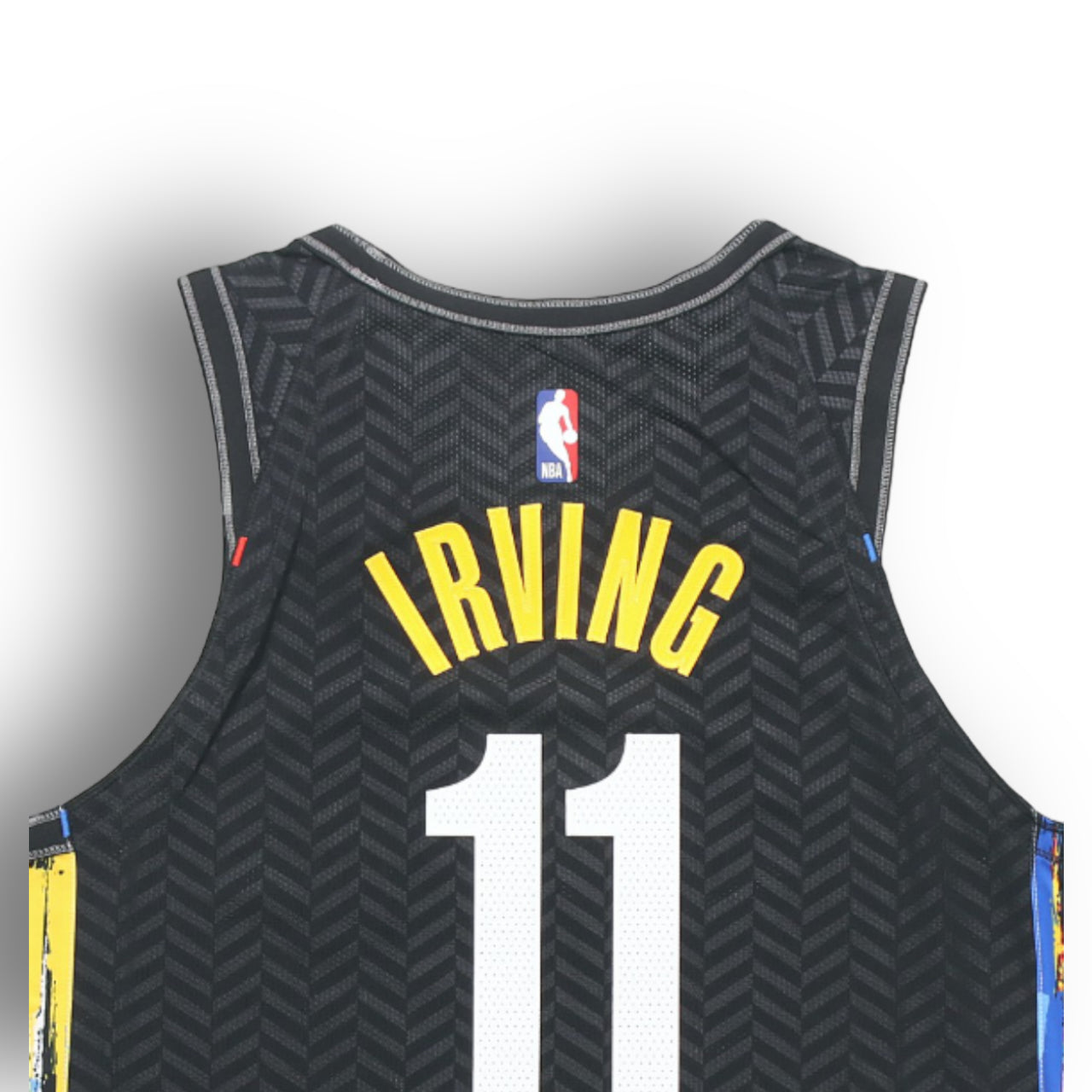 Kyrie irving black and gold jersey best sale