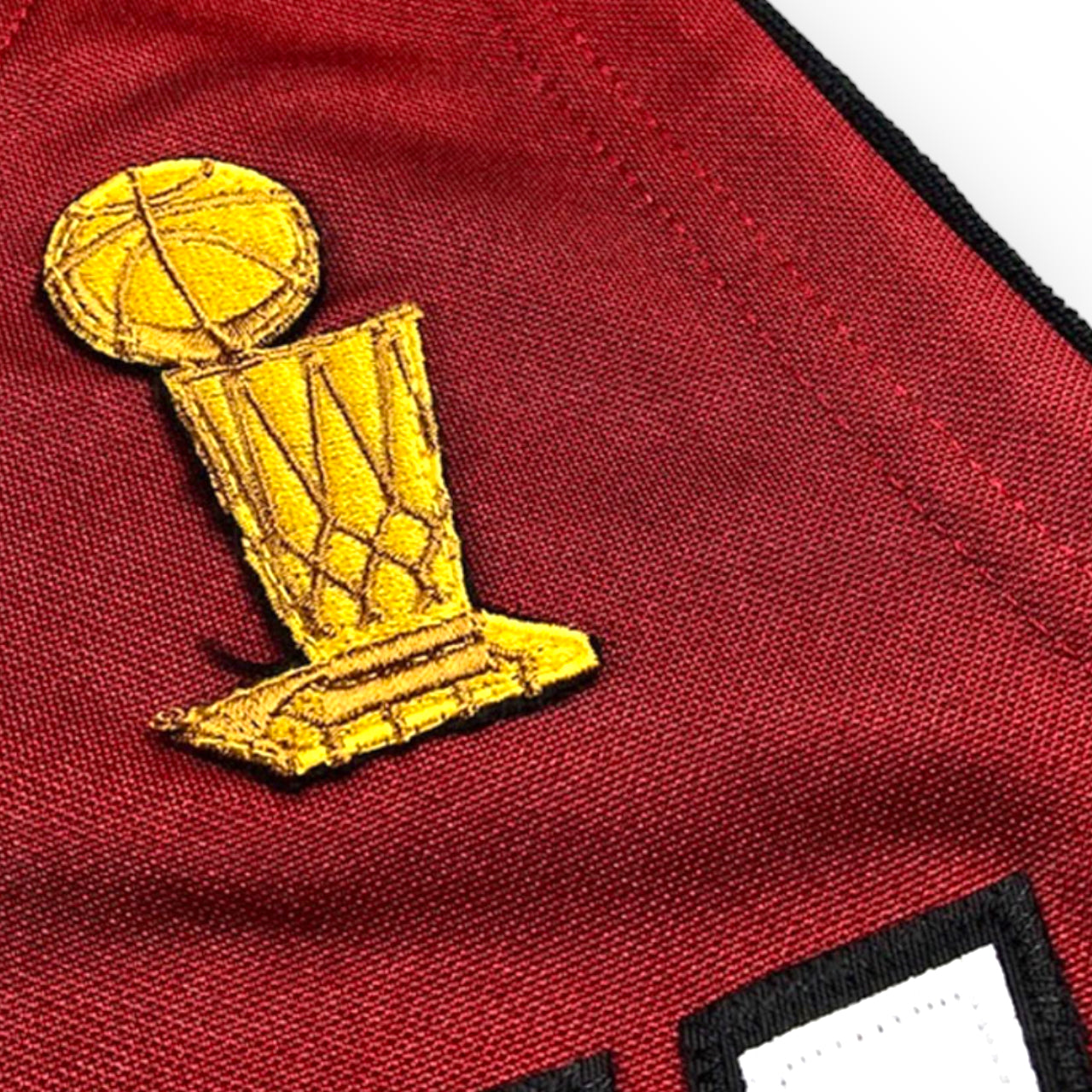 Mitchell and Ness Dwyane Wade Miami Heat 2006 NBA Finals Alternate Authentic Jersey - Red - Hoop Jersey Store