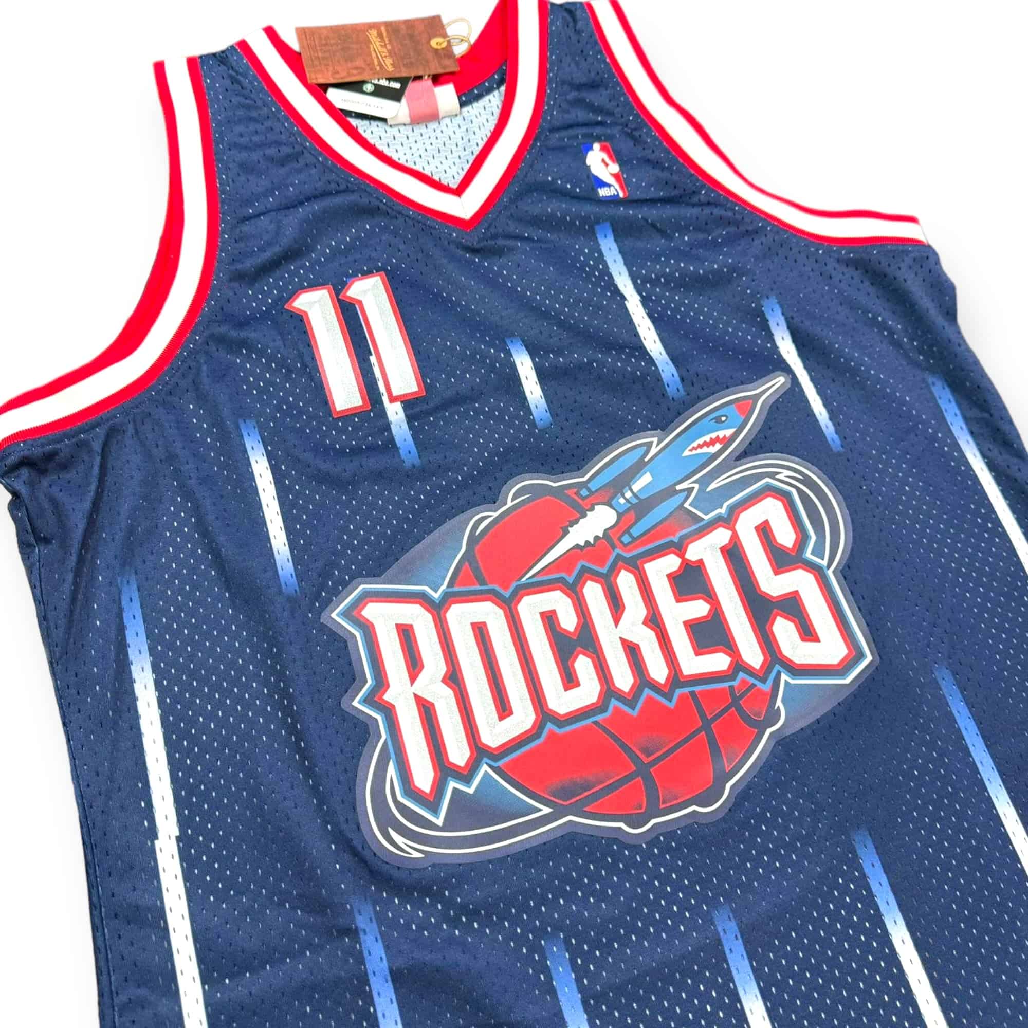Yao Ming 2002-2003 Houston Rockets Away Rookie Season Mitchell