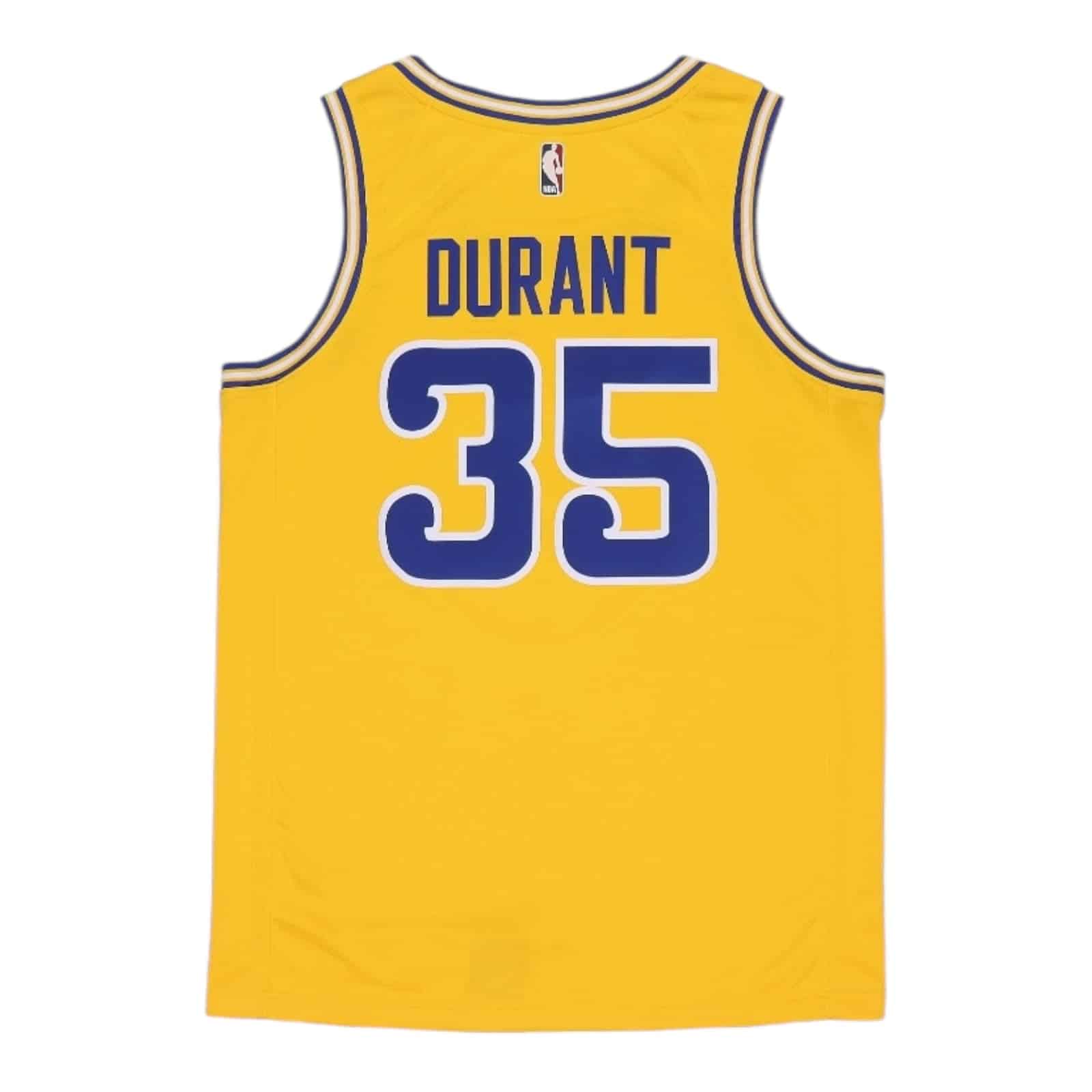Yellow Jersey Warriors 2019 Uniforms Kevin Durant Golden State