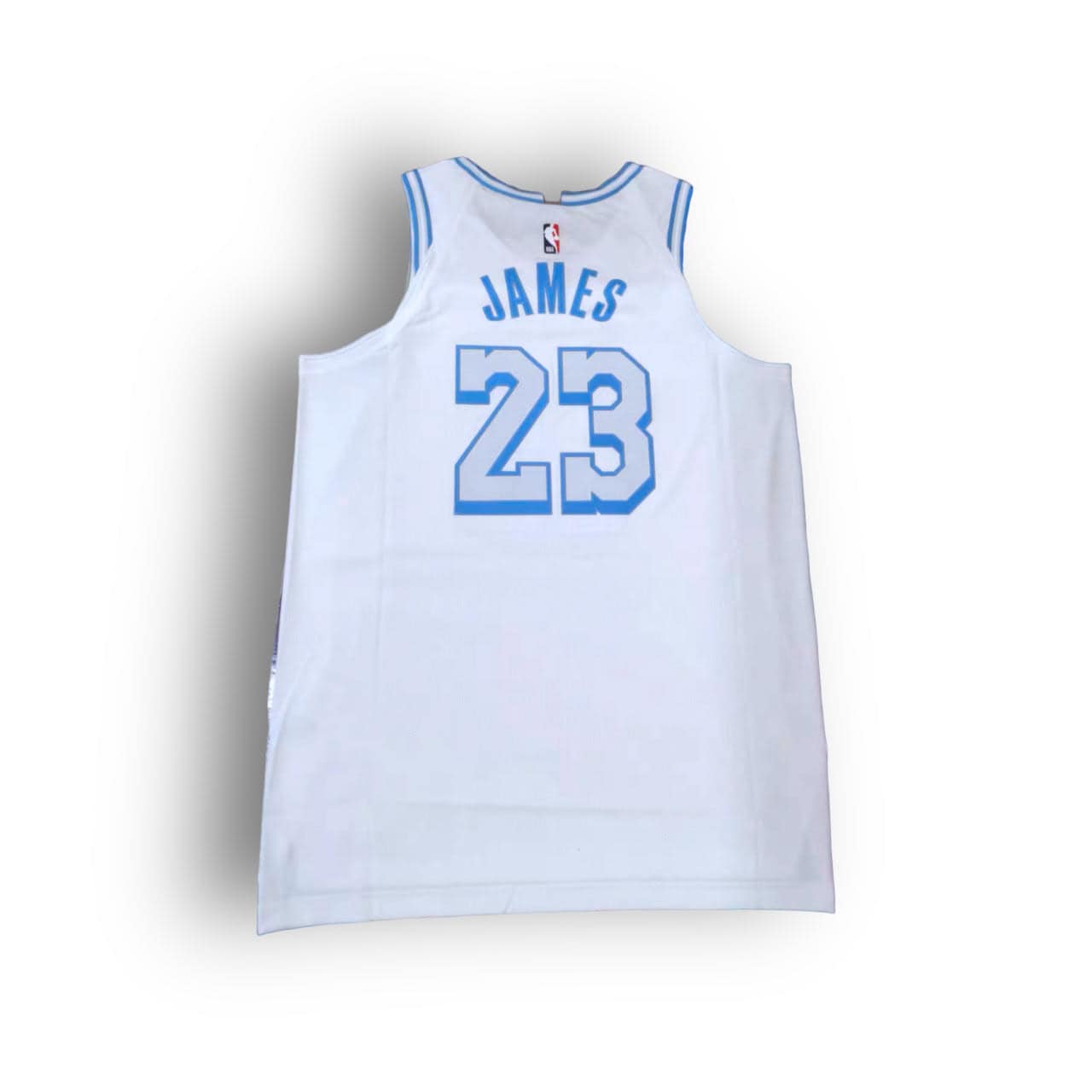 lebron james jersey white blue
