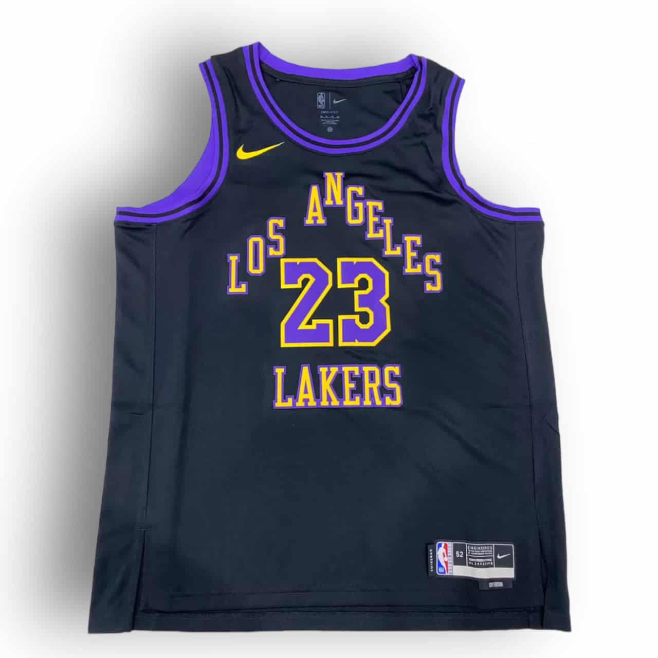 lakers 23 jersey black