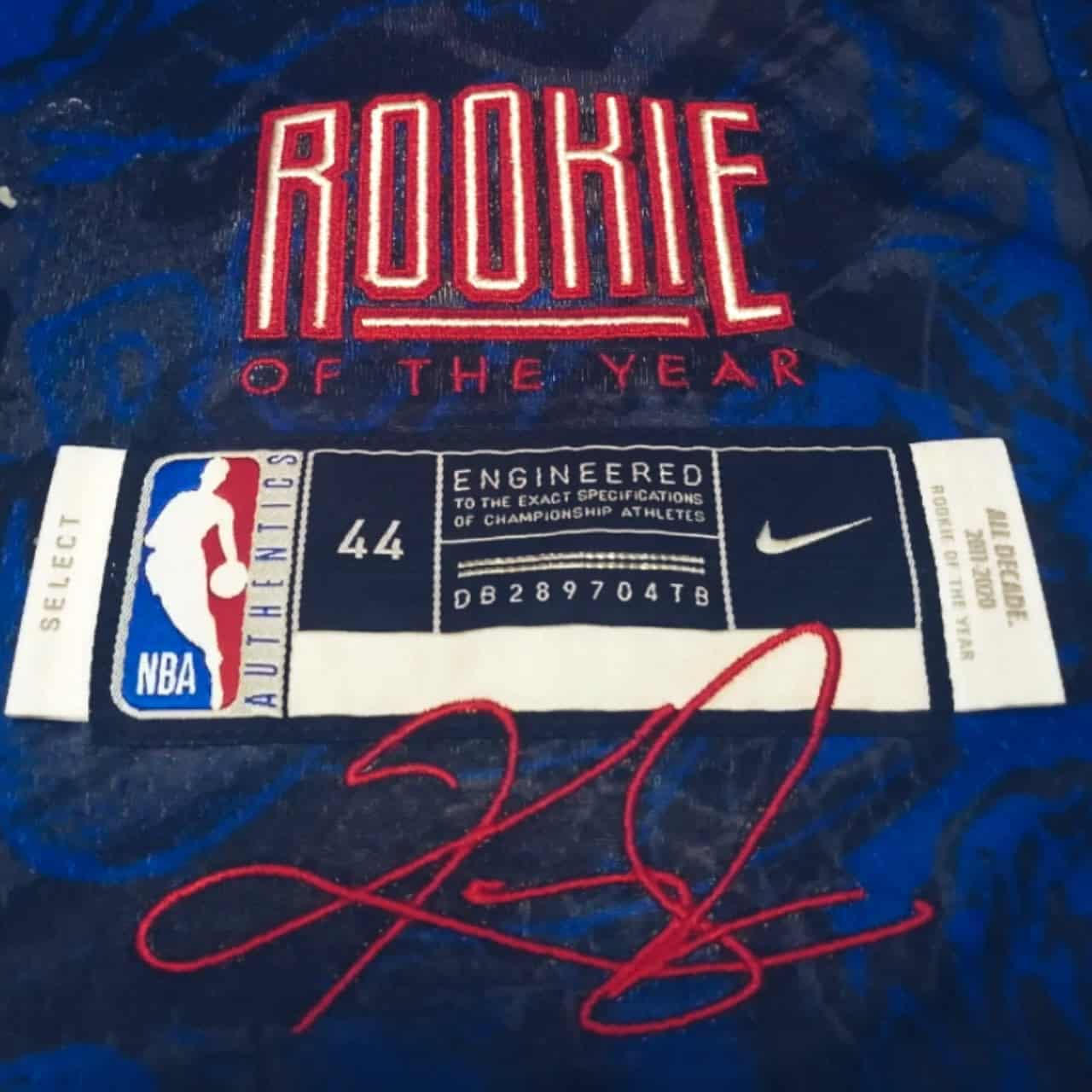 kyrie irving rookie of the year jersey